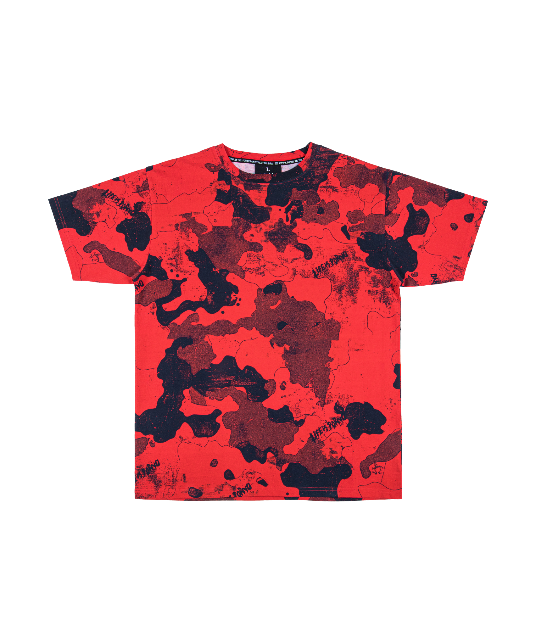 CAMO TEE: RED