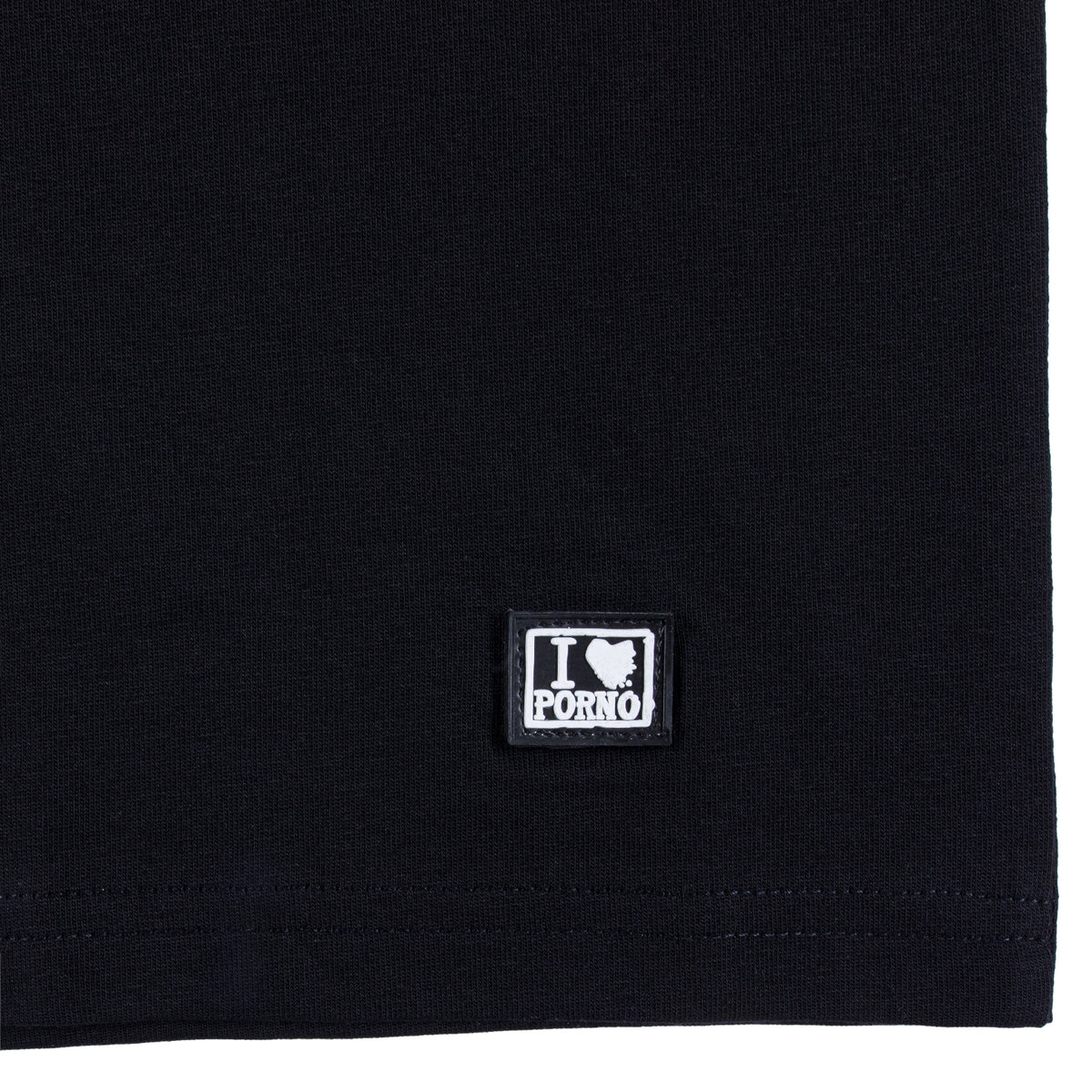 RUMPEL TEE: BLACK
