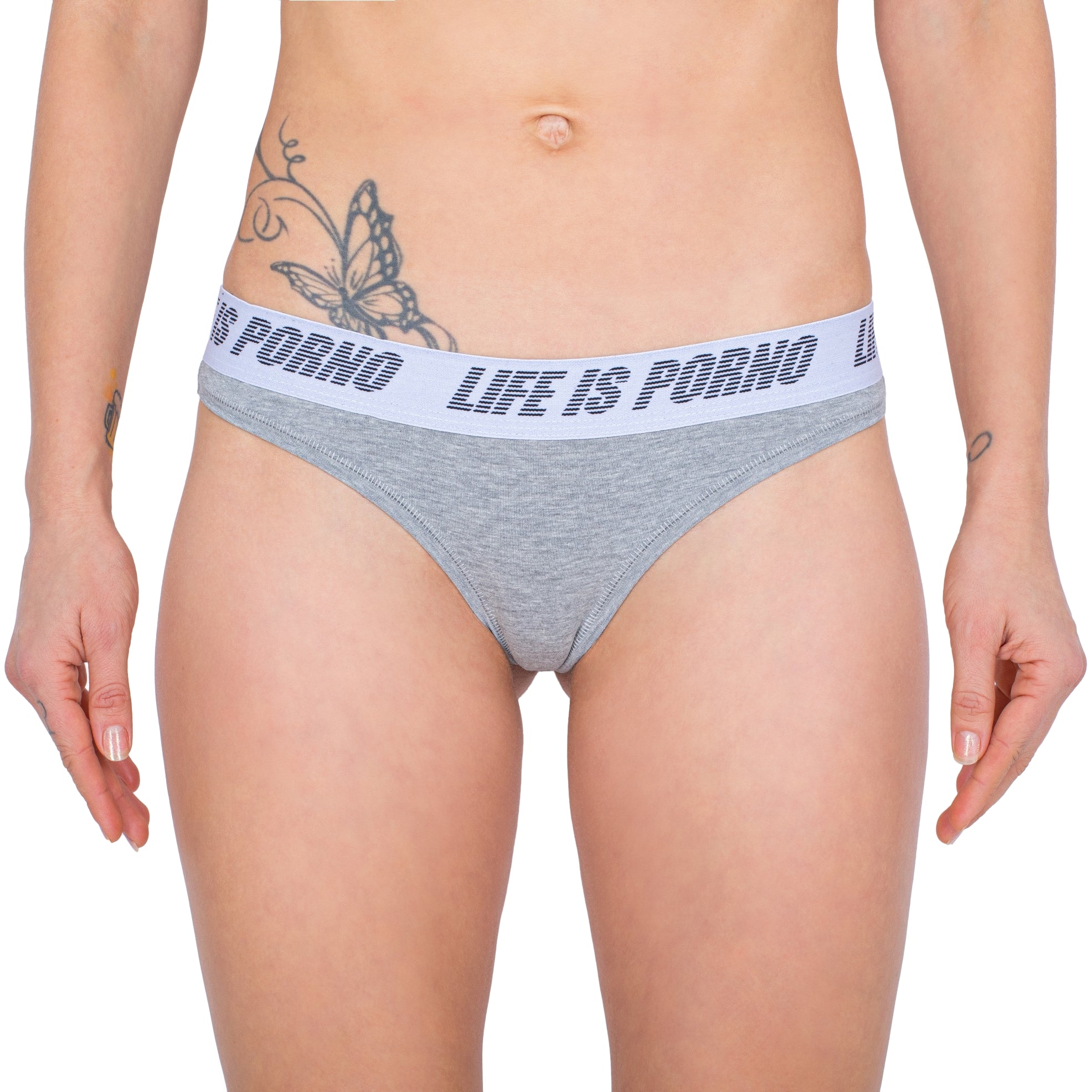 LIFE PANTIES 2.0: GREY MELANGE