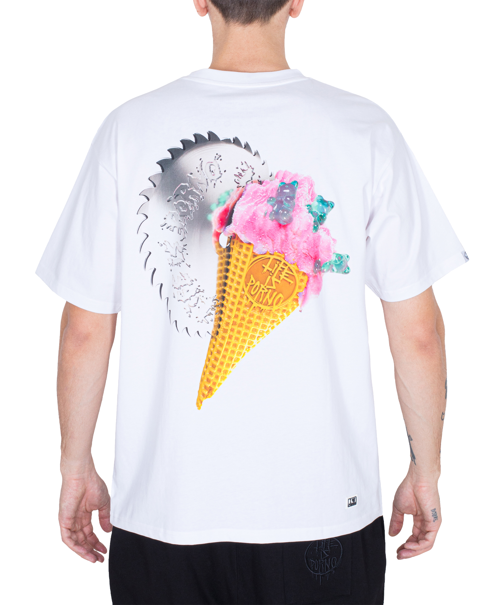 PROTEIN TEE: WHITE