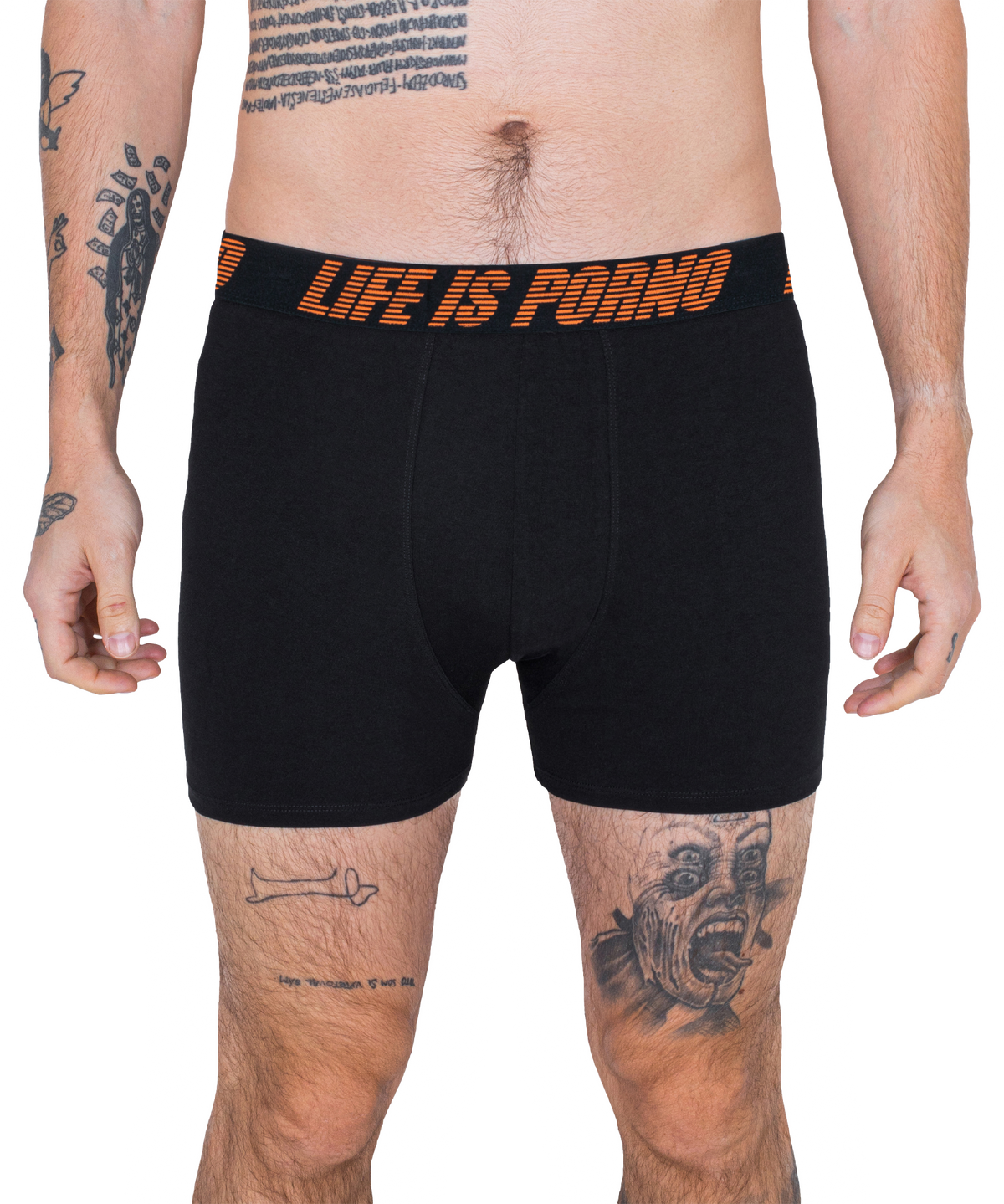 LIFE BOXER BRIEFS 3.0: BLACK