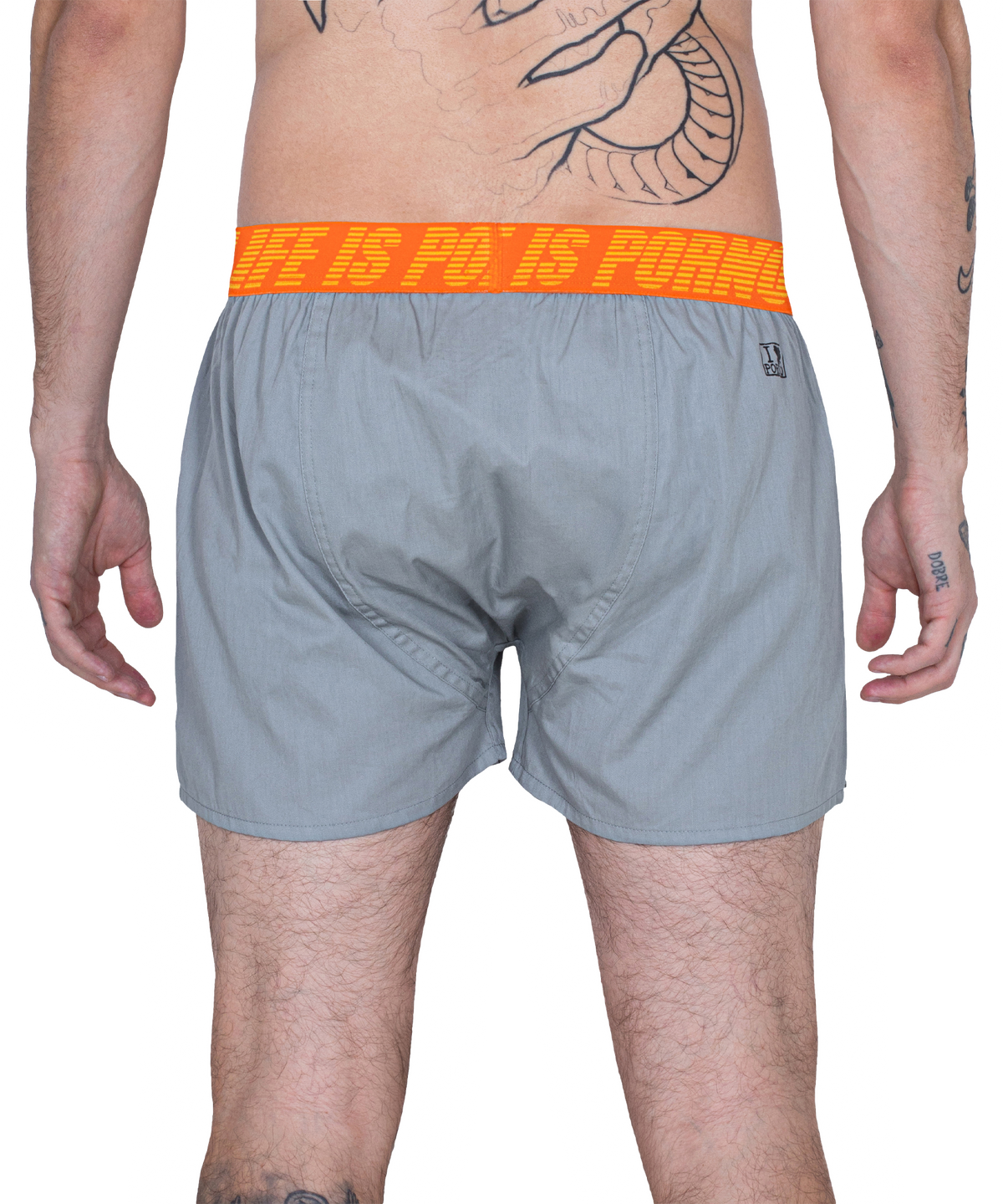LIP BOXERS 5.0: GREY MELANGE
