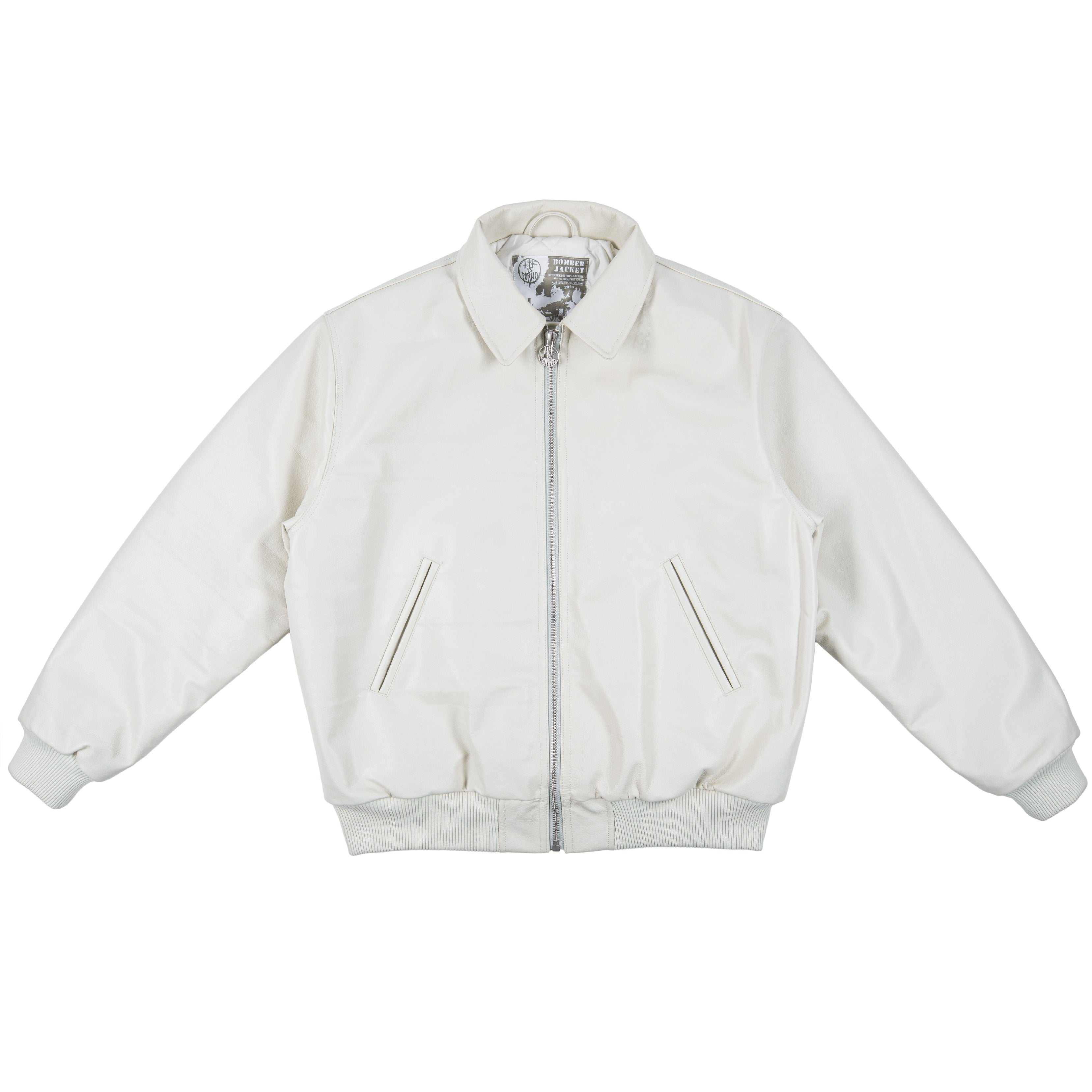 BOMBER JACKET: OFF WHITE – Forbidden Life - Main Image