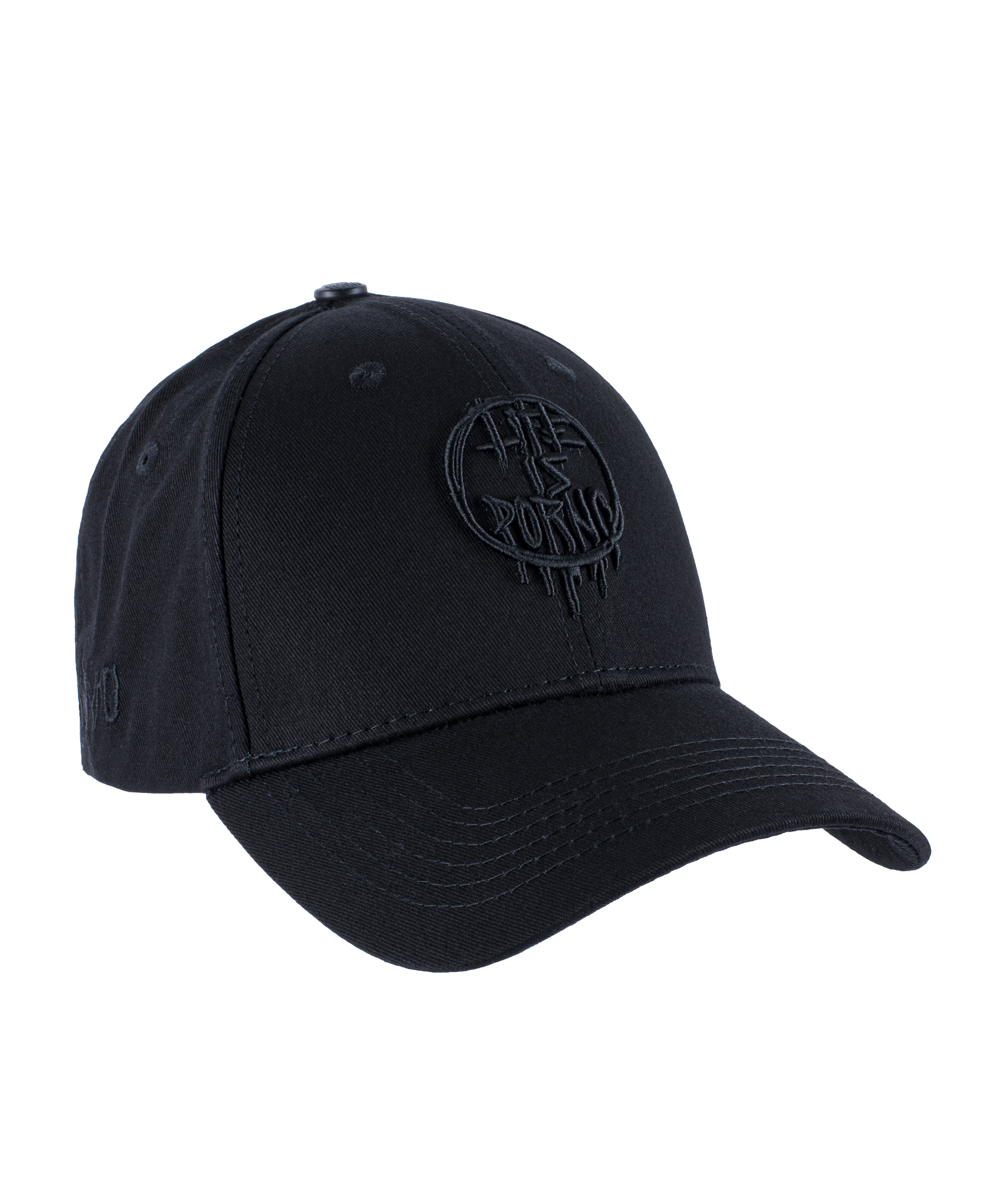 ILLEGAL BALL CAP: BLACK