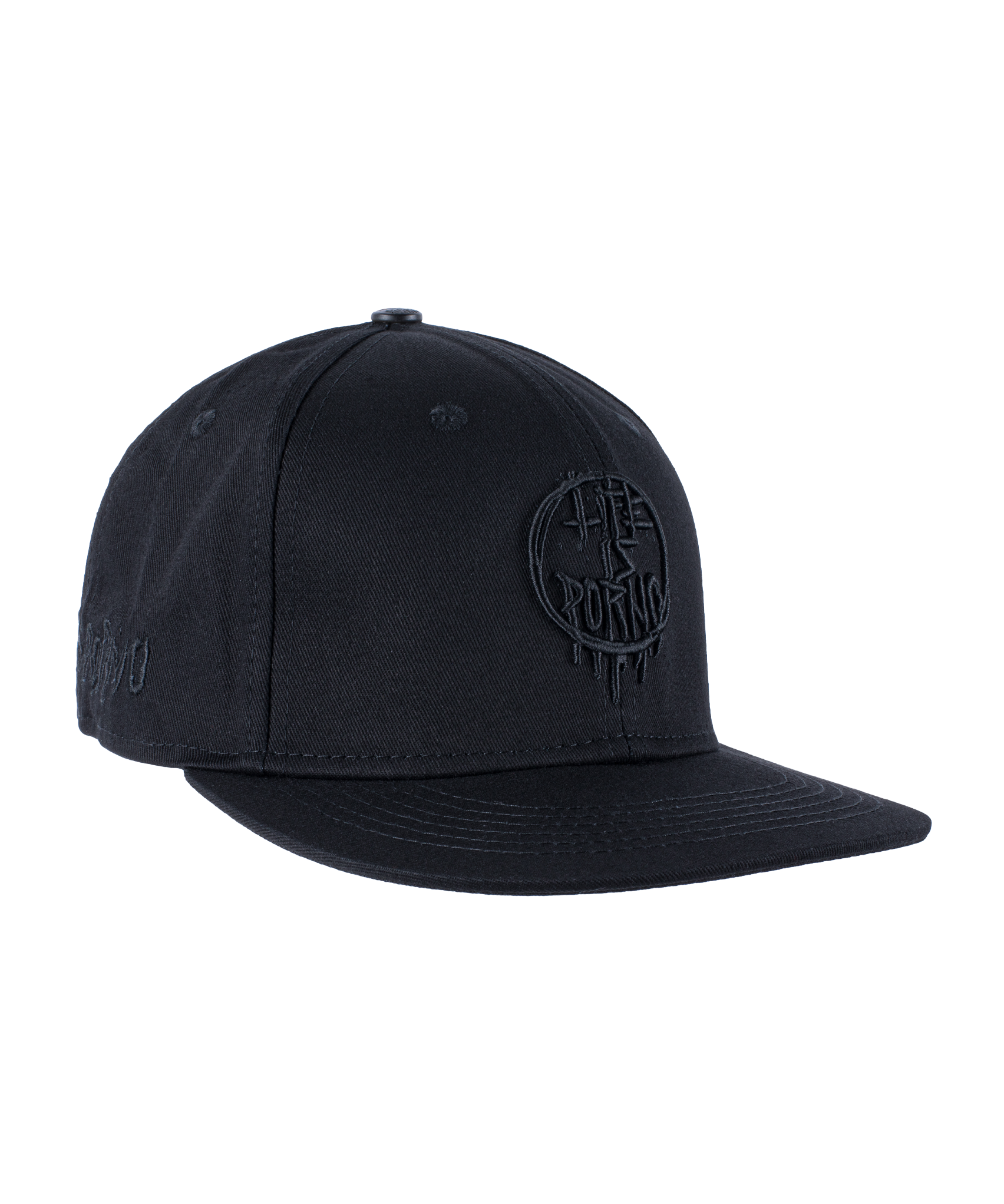 ILLEGAL FLAT CAP: BLACK