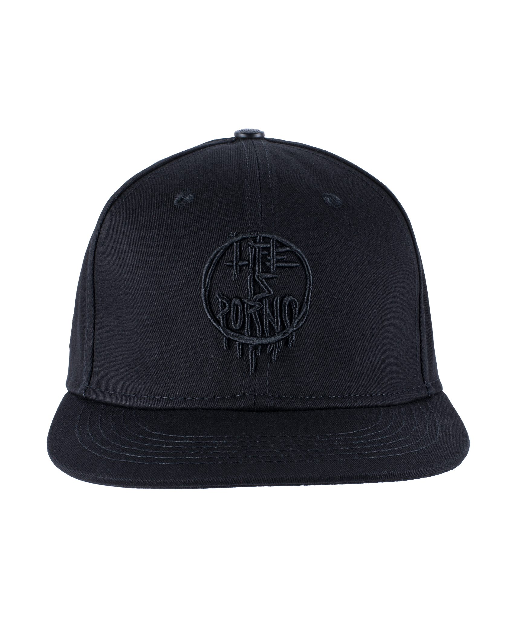 ILLEGAL FLAT CAP: BLACK
