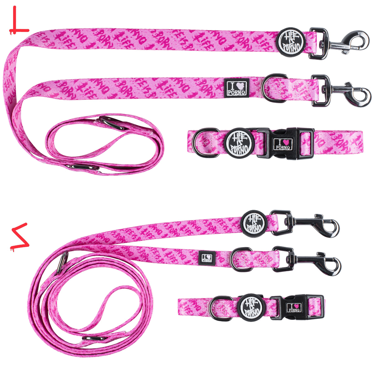 LIP DOG LEASH 2.0: PINK