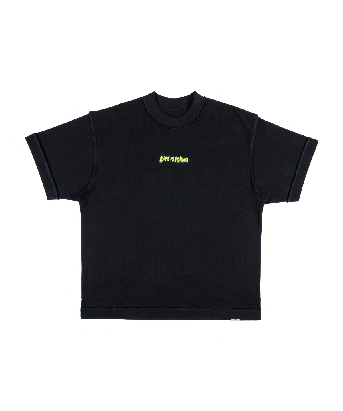 REVERSIBLE TEE 2.0: BLACK