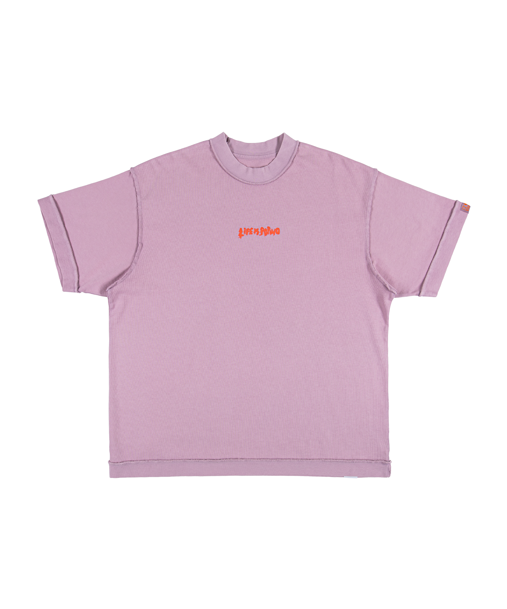 REVERSIBLE TEE: PINK MUD