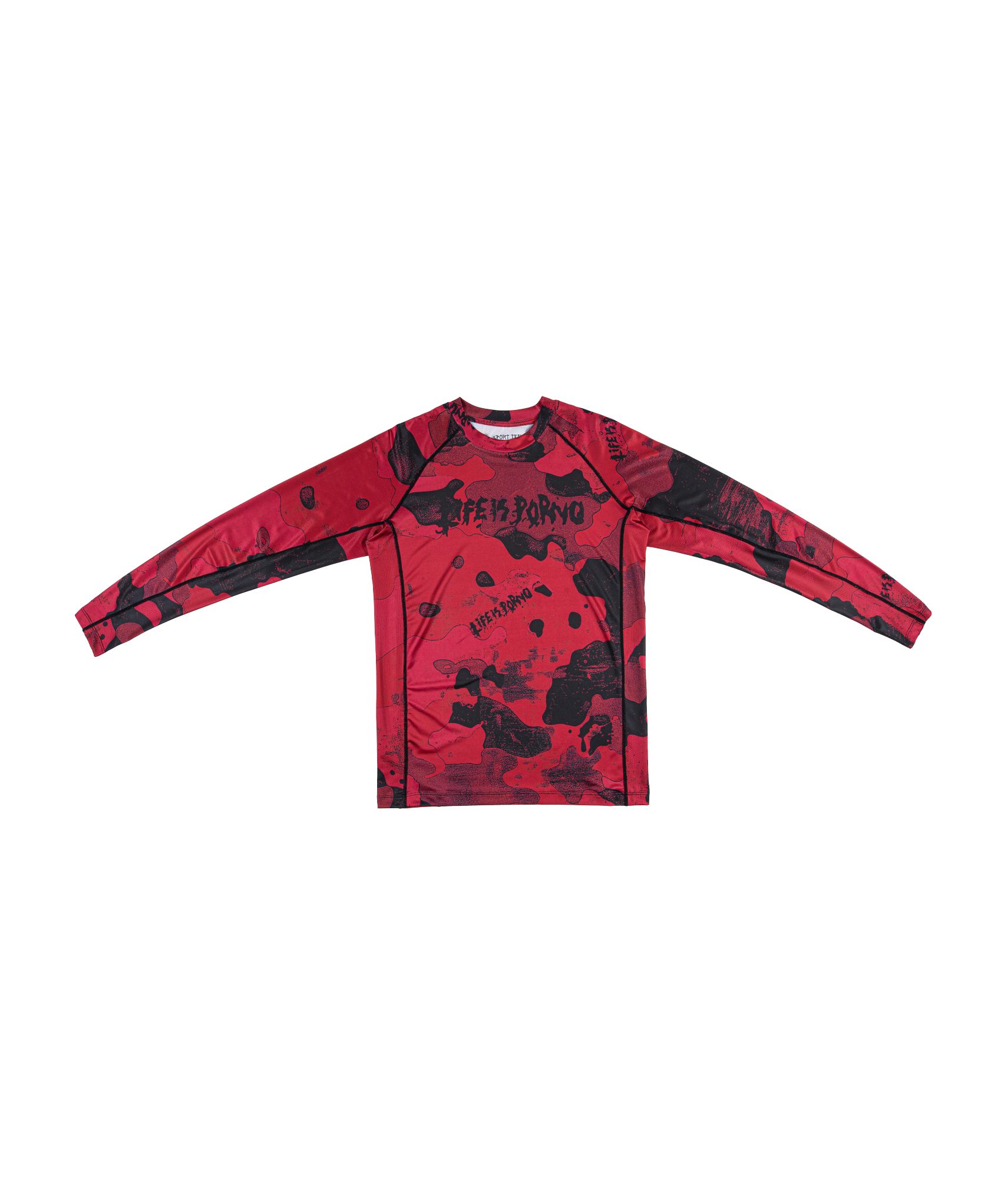 SPORT TEE LONG: CAMO RED