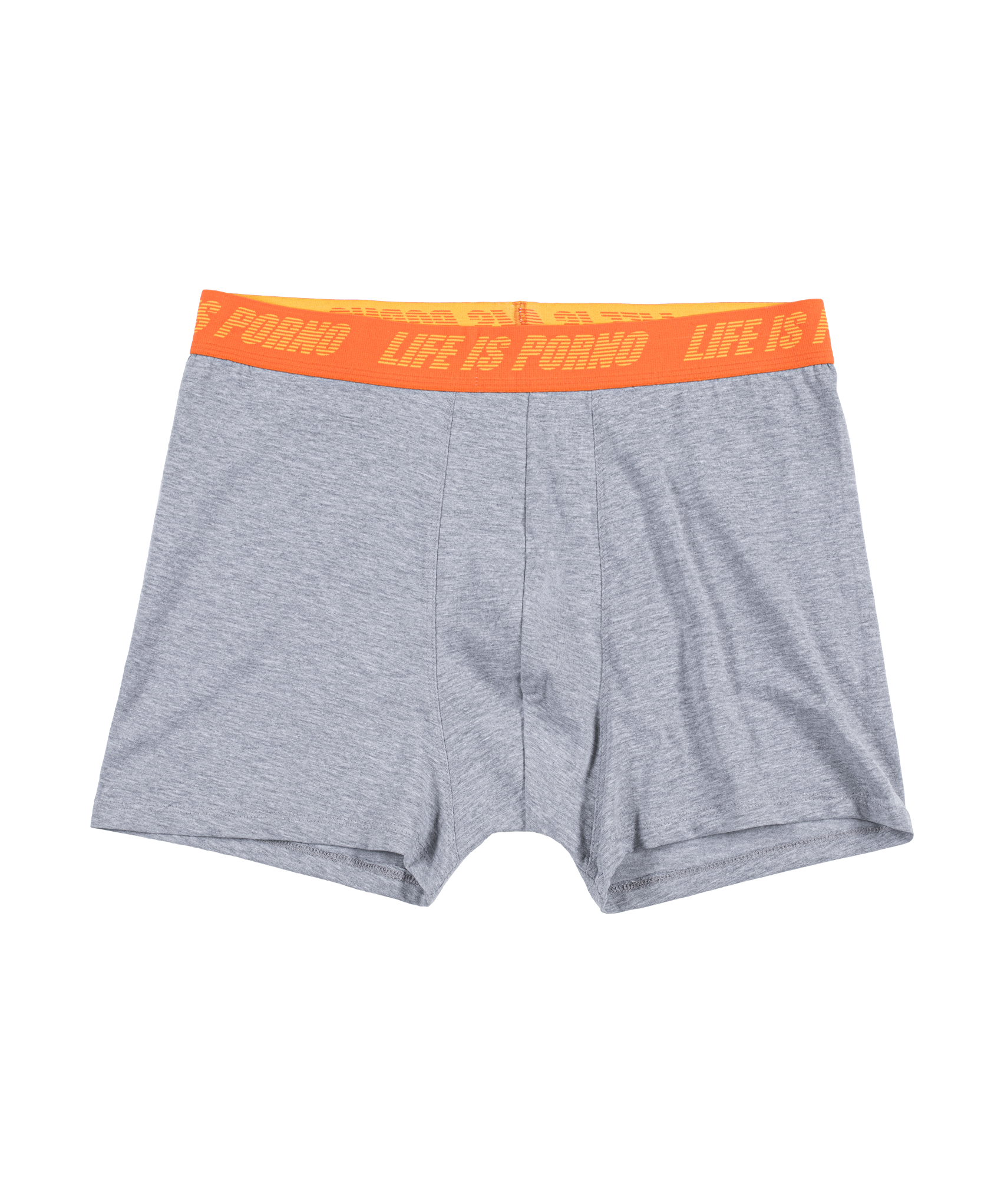 LIFE BOXER BRIEFS 3.0: GREY MELANGE