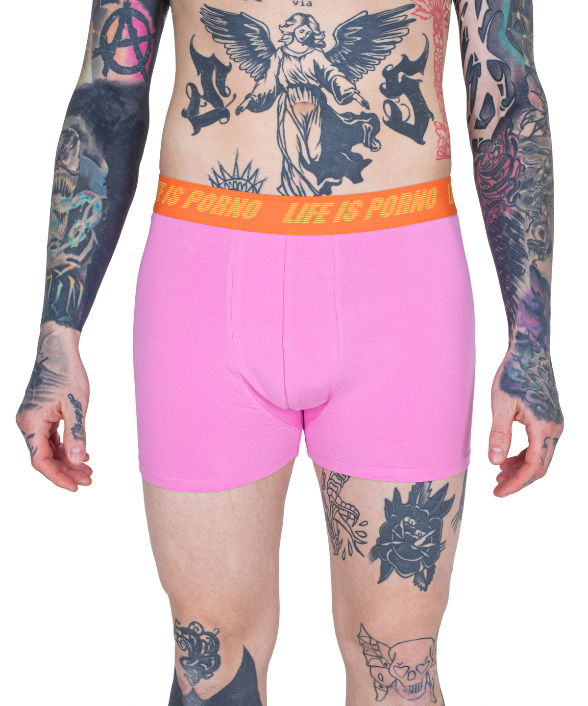 LIFE BOXER BRIEFS 3.0: POWDER PINK