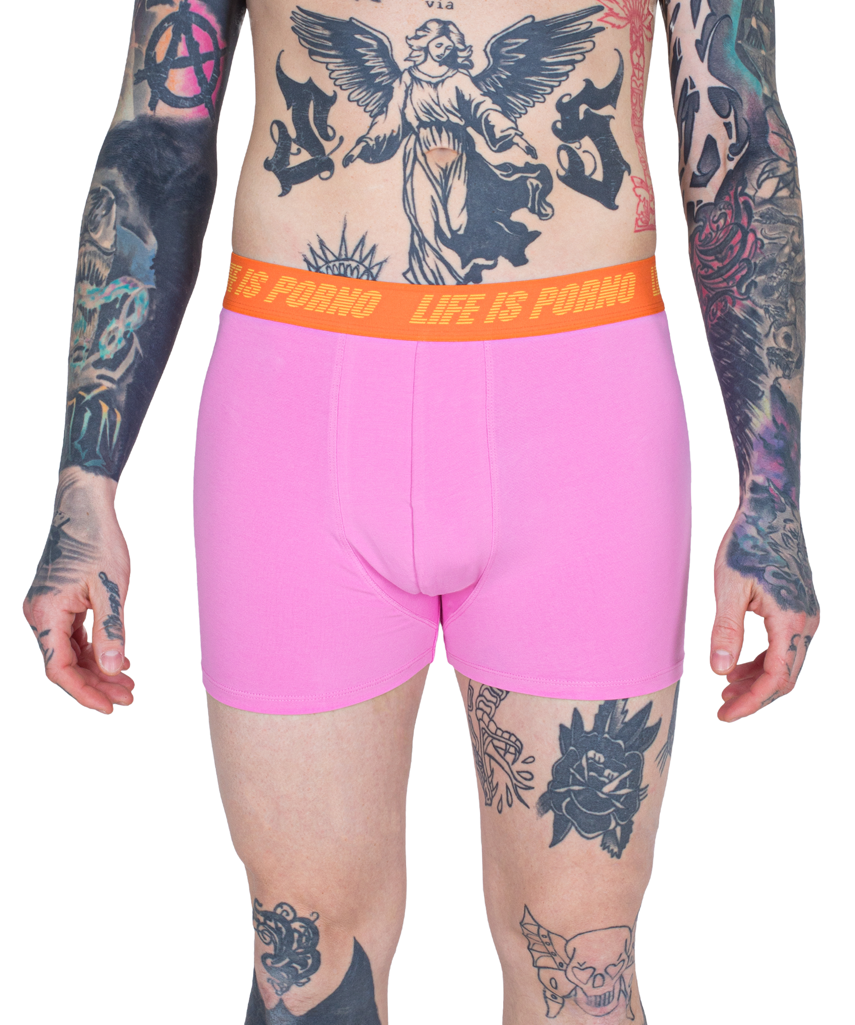 LIFE BOXER BRIEFS 3.0: POWDER PINK