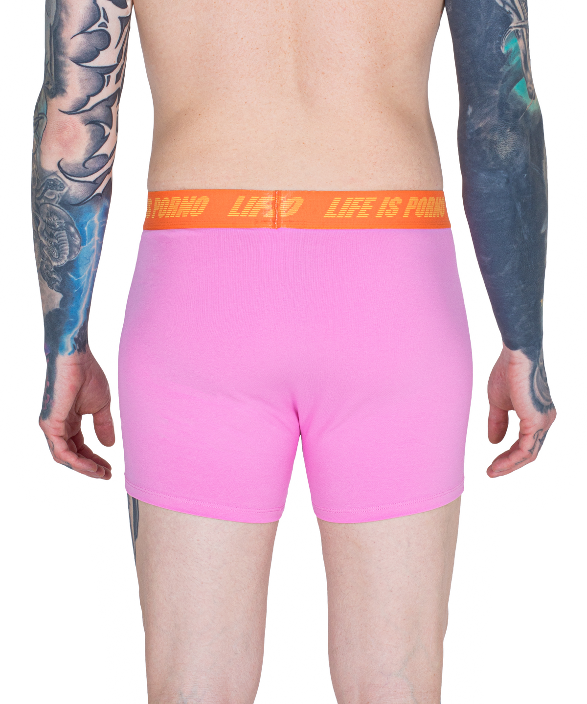LIFE BOXER BRIEFS 3.0: POWDER PINK