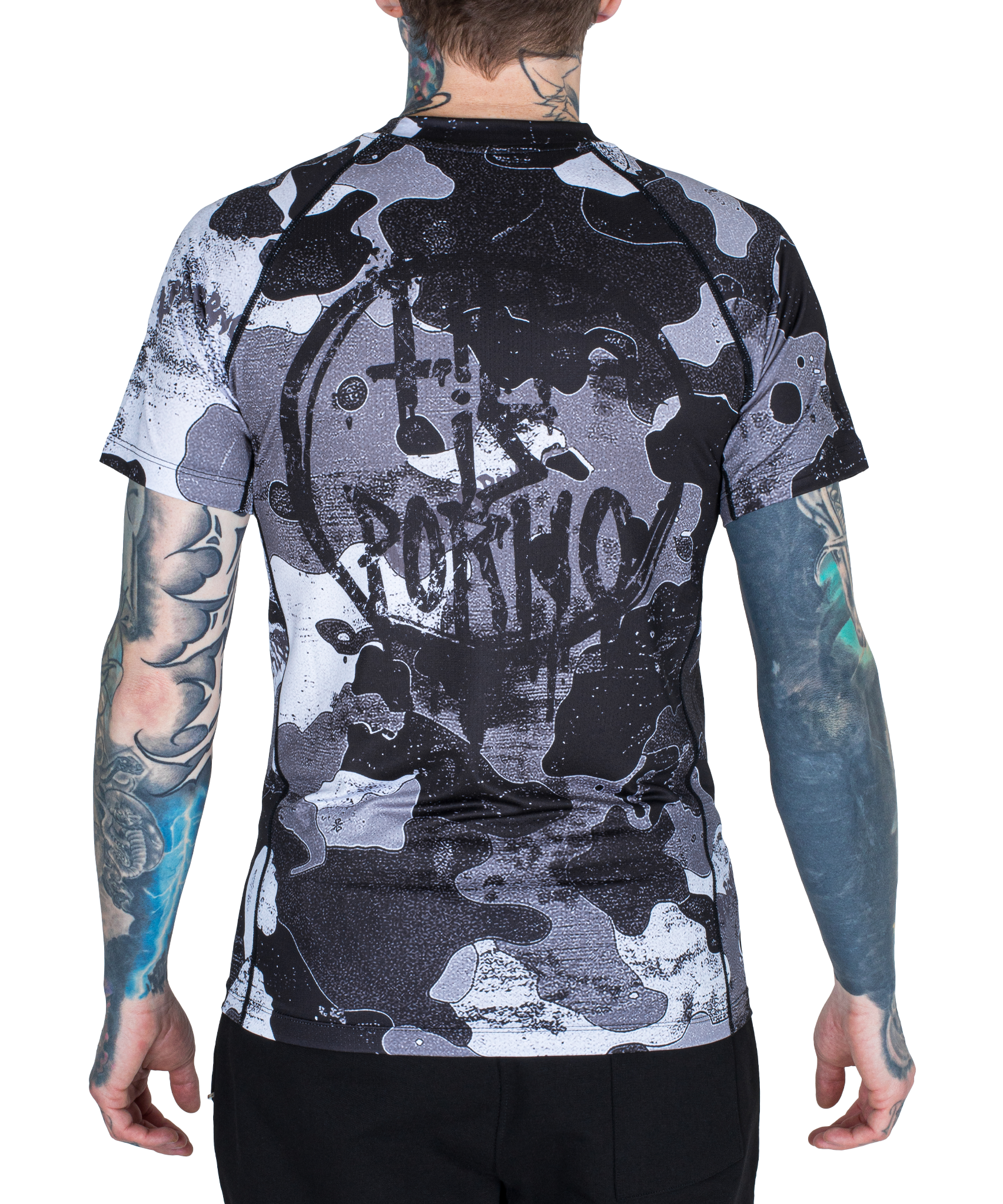 SPORT TEE SHORT: CAMO GREY