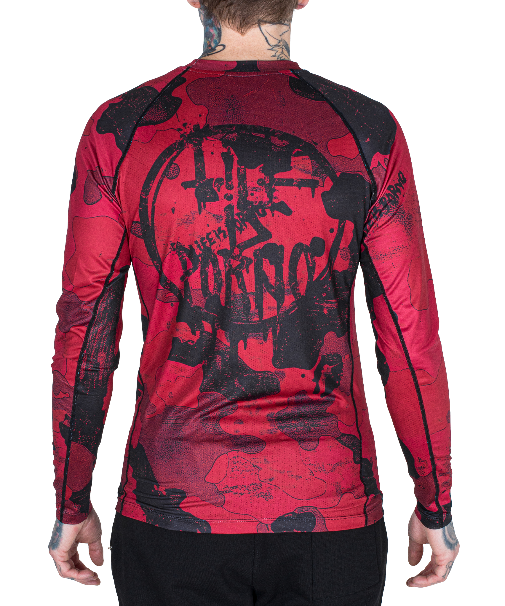 SPORT TEE LONG: CAMO RED