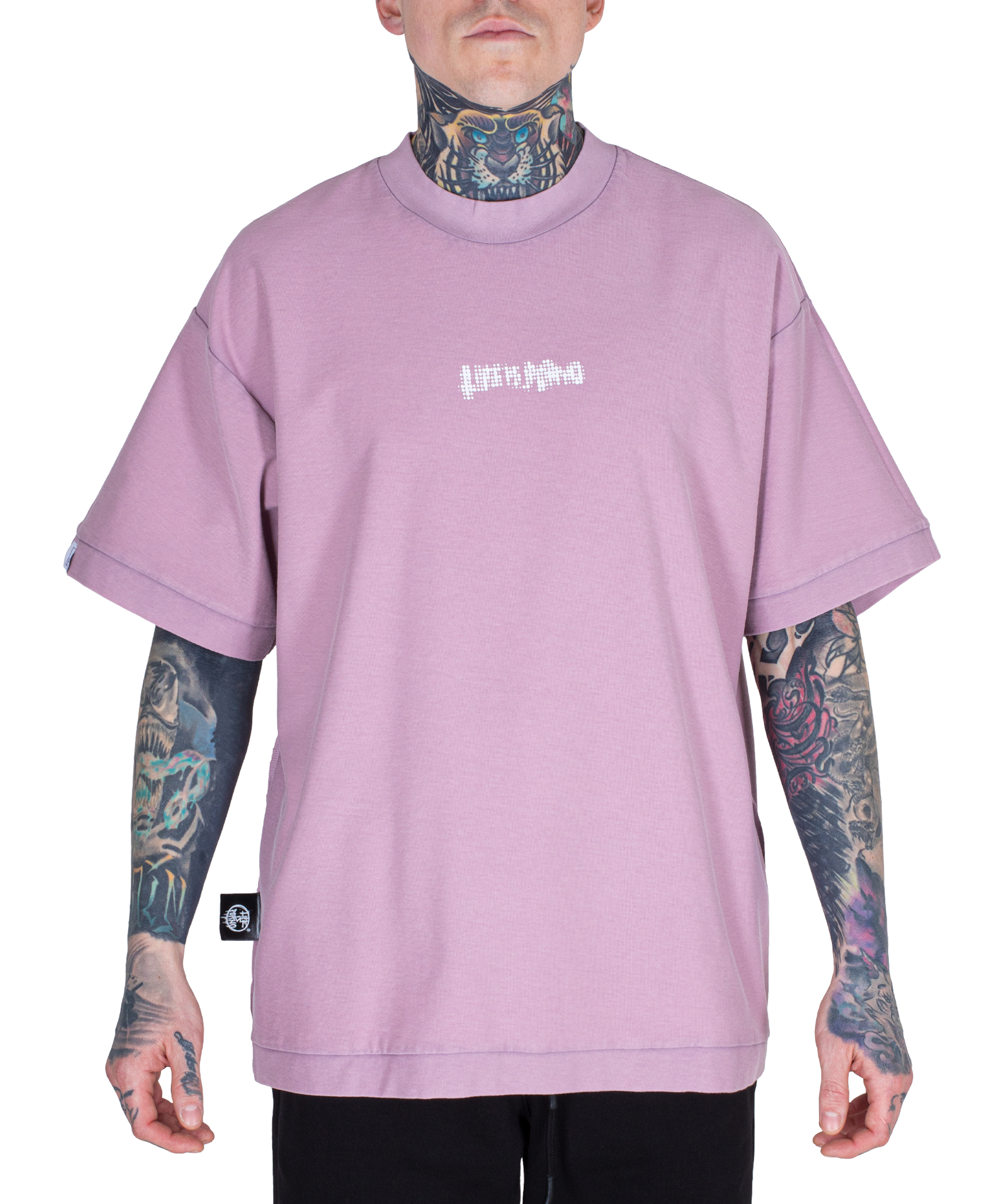REVERSIBLE TEE: PINK MUD