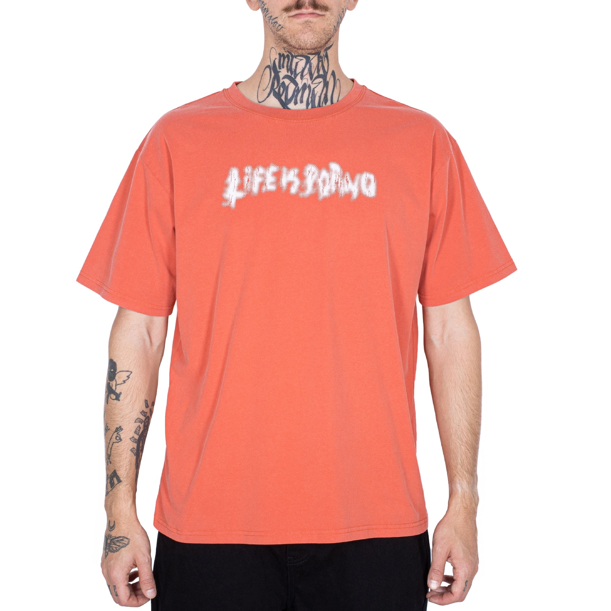 SACRED TEE: ORANGE WASH