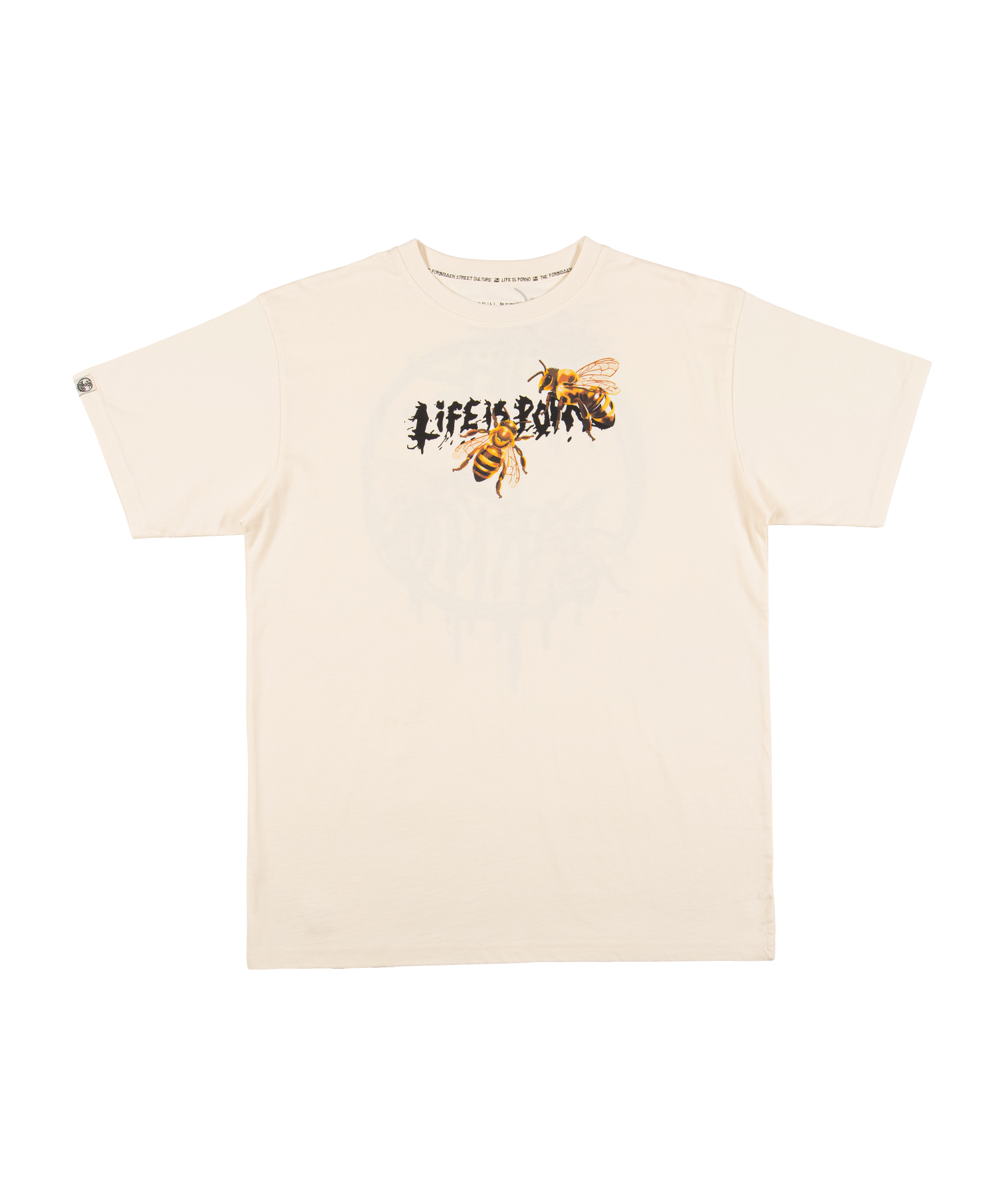 ORIGINAL BEES TEE: CREAM