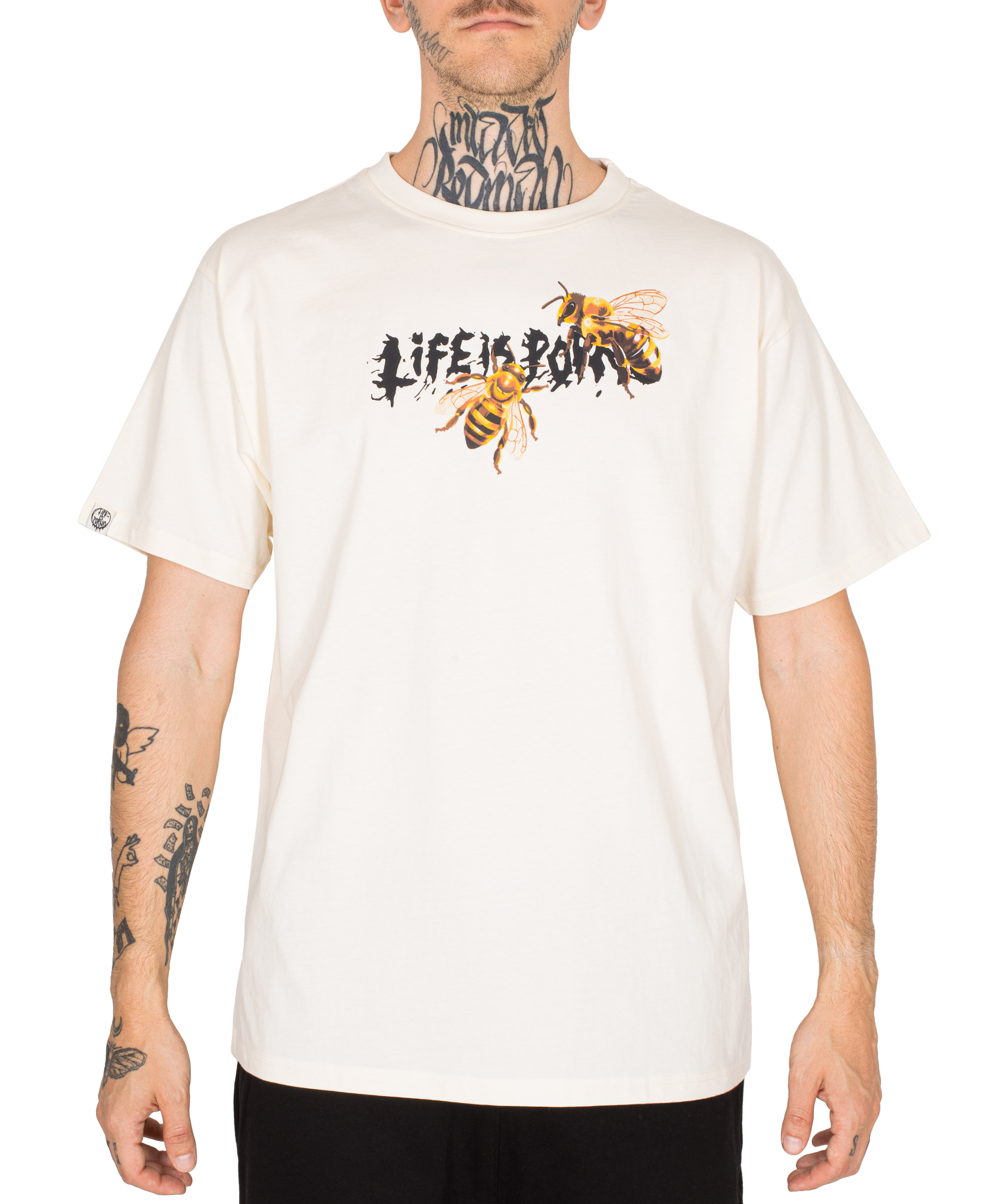 ORIGINAL BEES TEE: CREAM