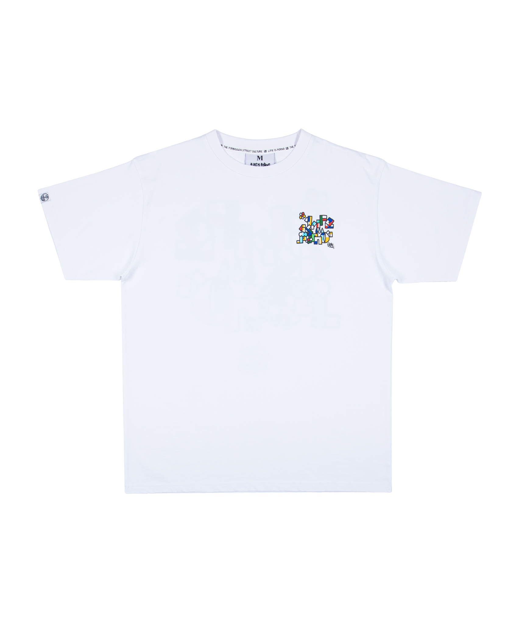 BURNER TEE: WHITE