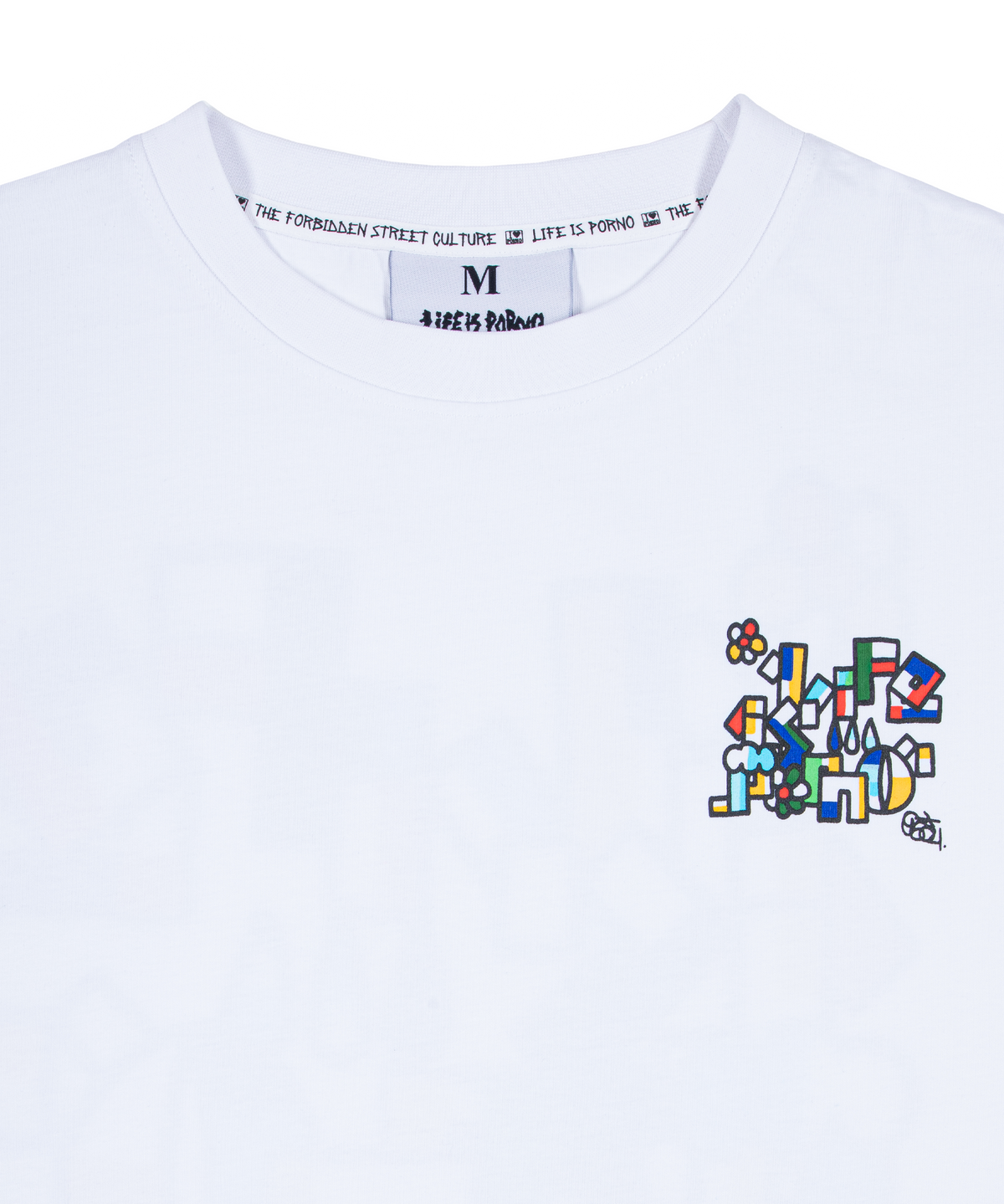 BURNER TEE: WHITE