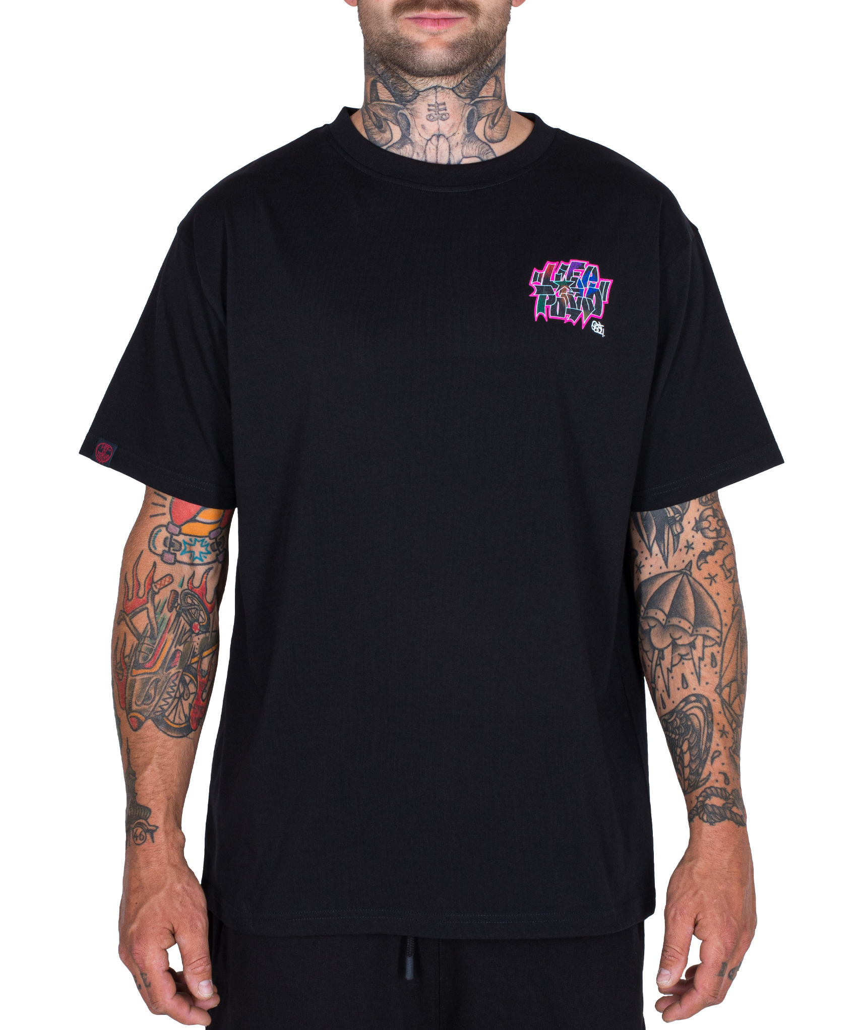 BURNER TEE: BLACK