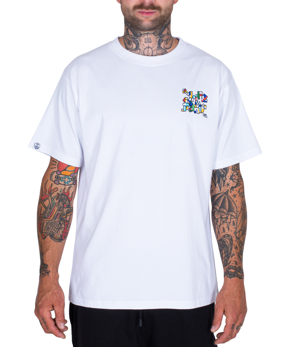 BURNER TEE: WHITE