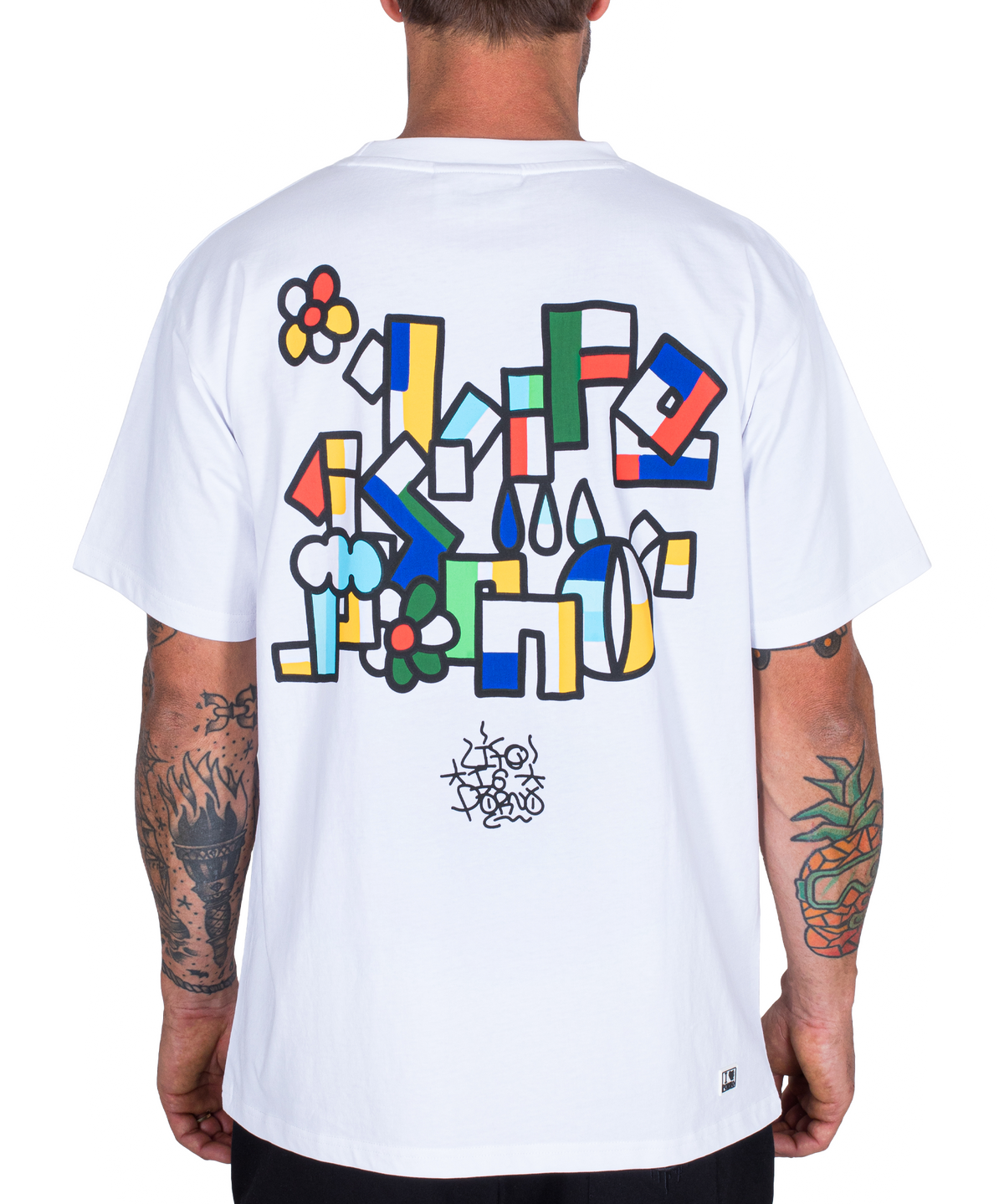BURNER TEE: WHITE