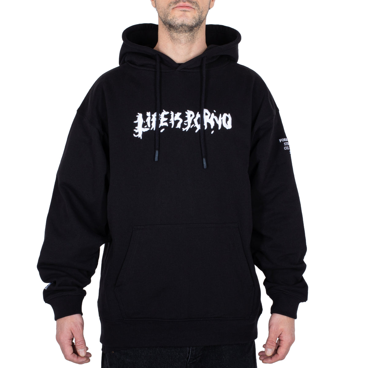 ORIGINAL HOODIE: BLACK/WHITE