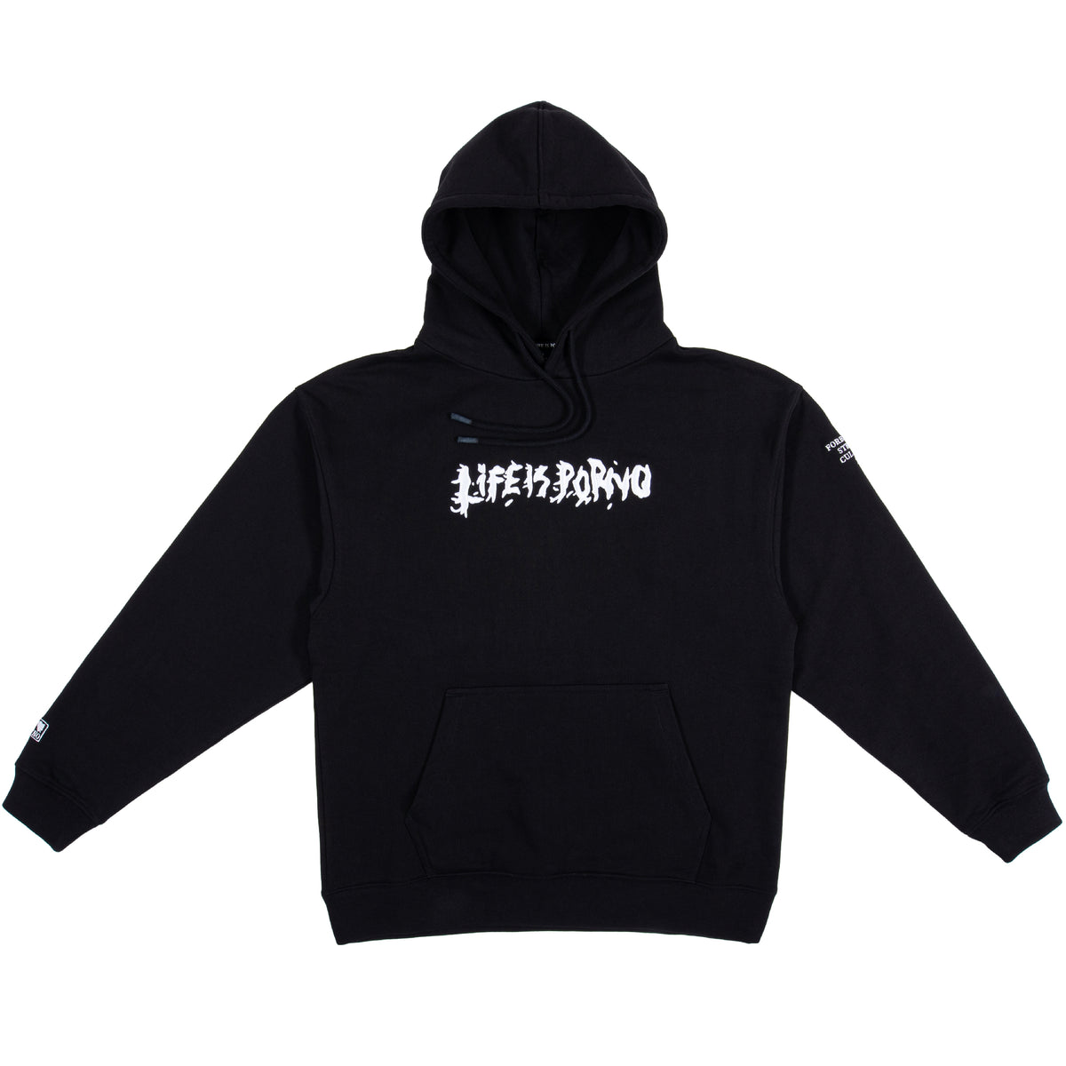 ORIGINAL HOODIE: BLACK/WHITE