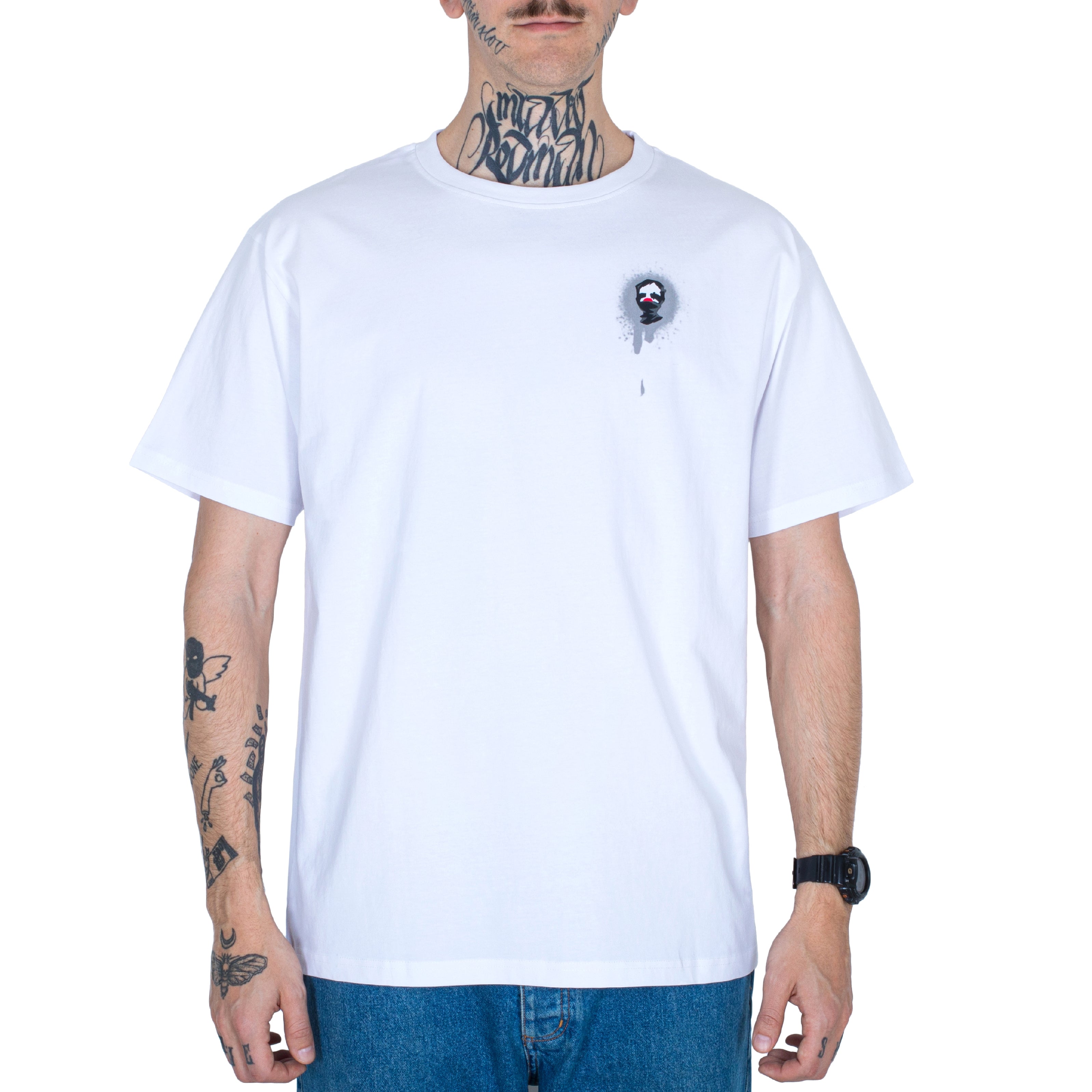 RUMPEL TEE: WHITE
