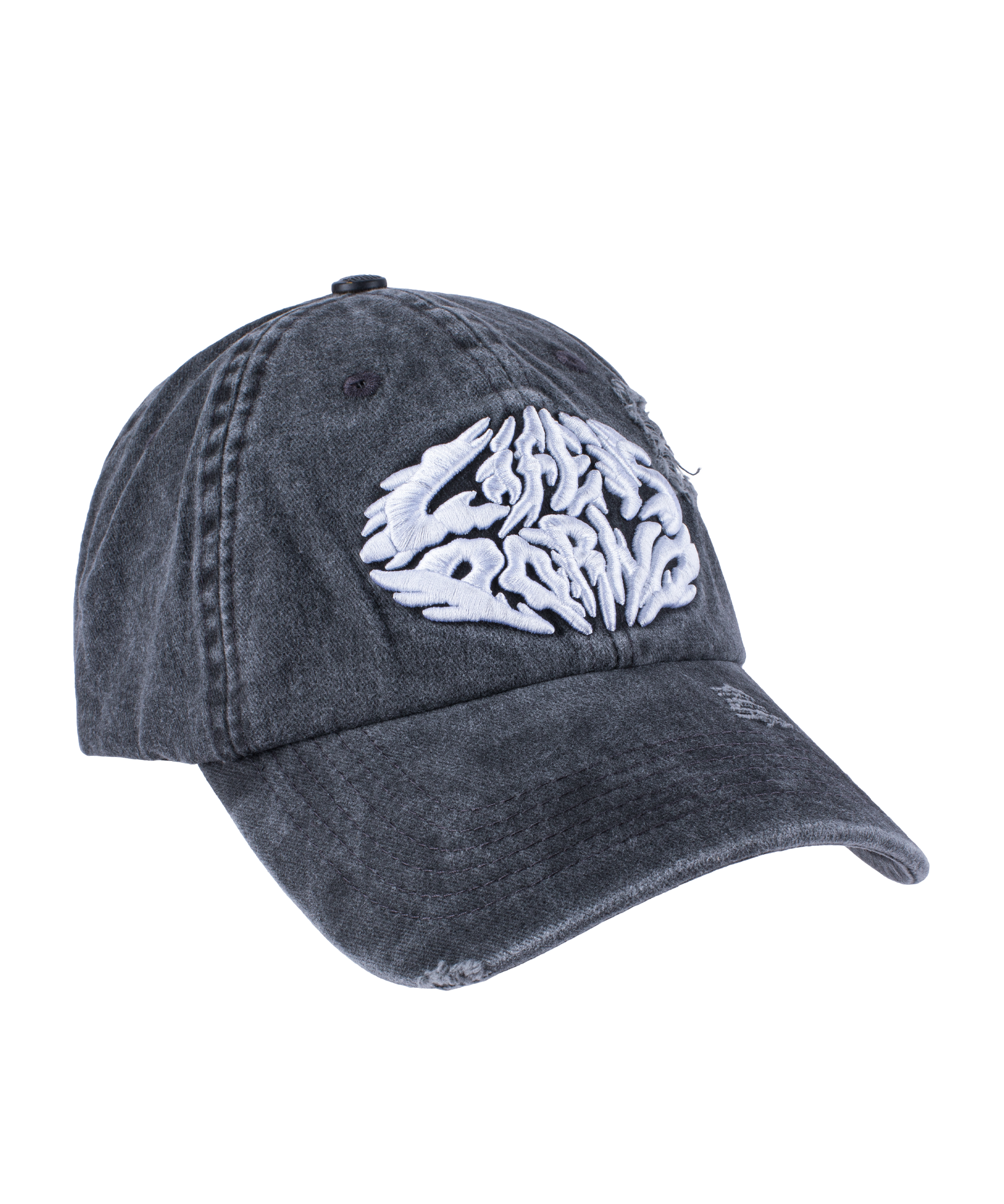 SPIDER BALL CAP: BLACK WASHED