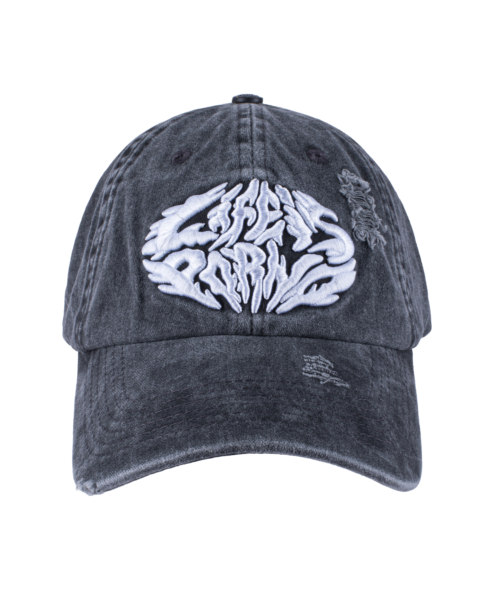 SPIDER BALL CAP: BLACK WASHED