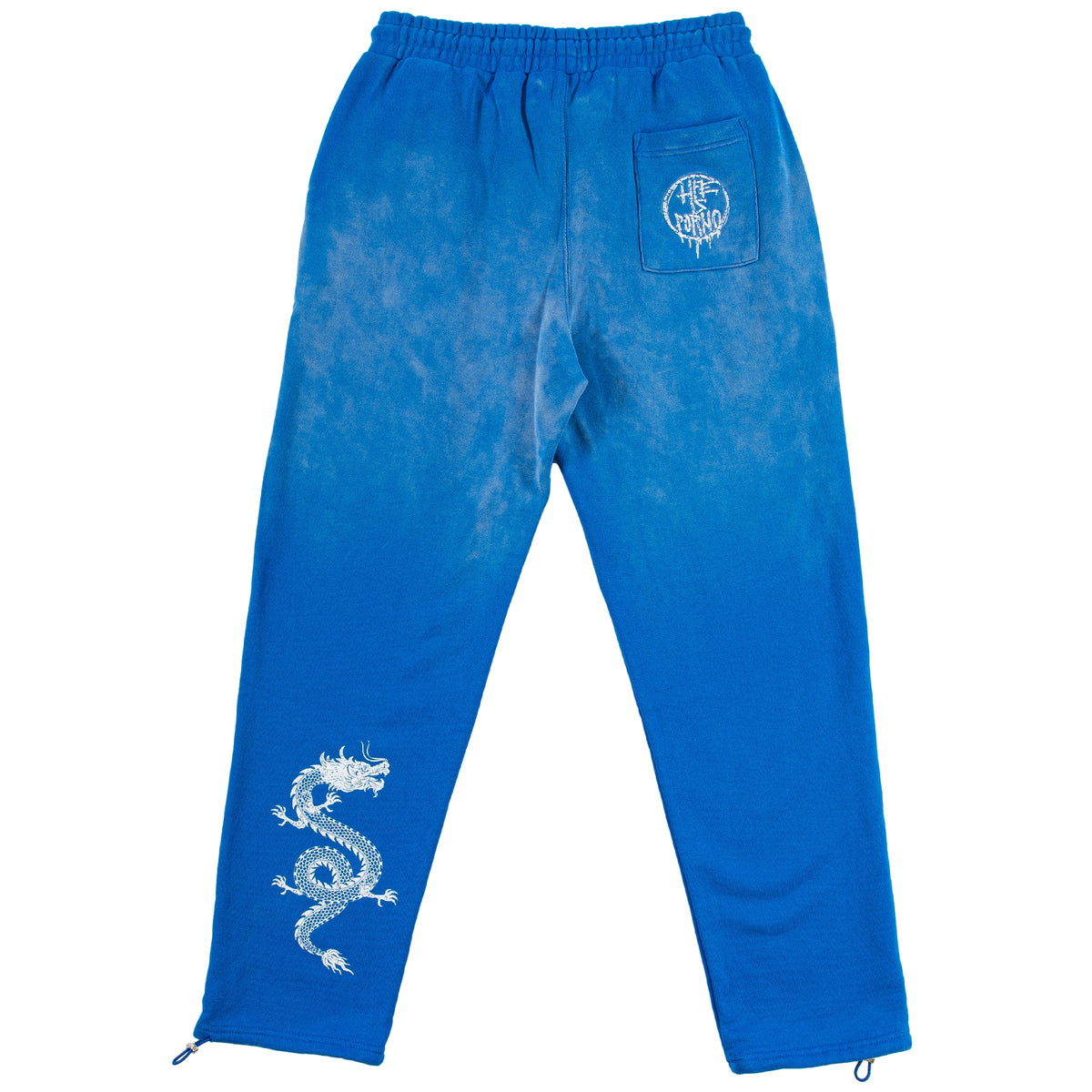 NY SWEATPANTS: WASHED BLUE