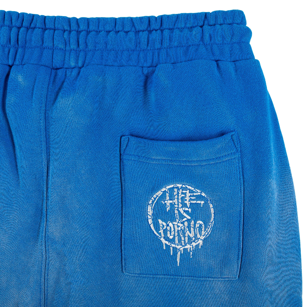 NY SWEATPANTS: WASHED BLUE