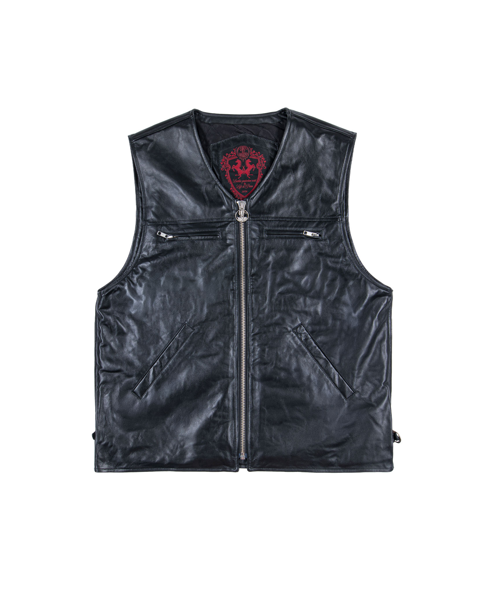 LEATHER VEST