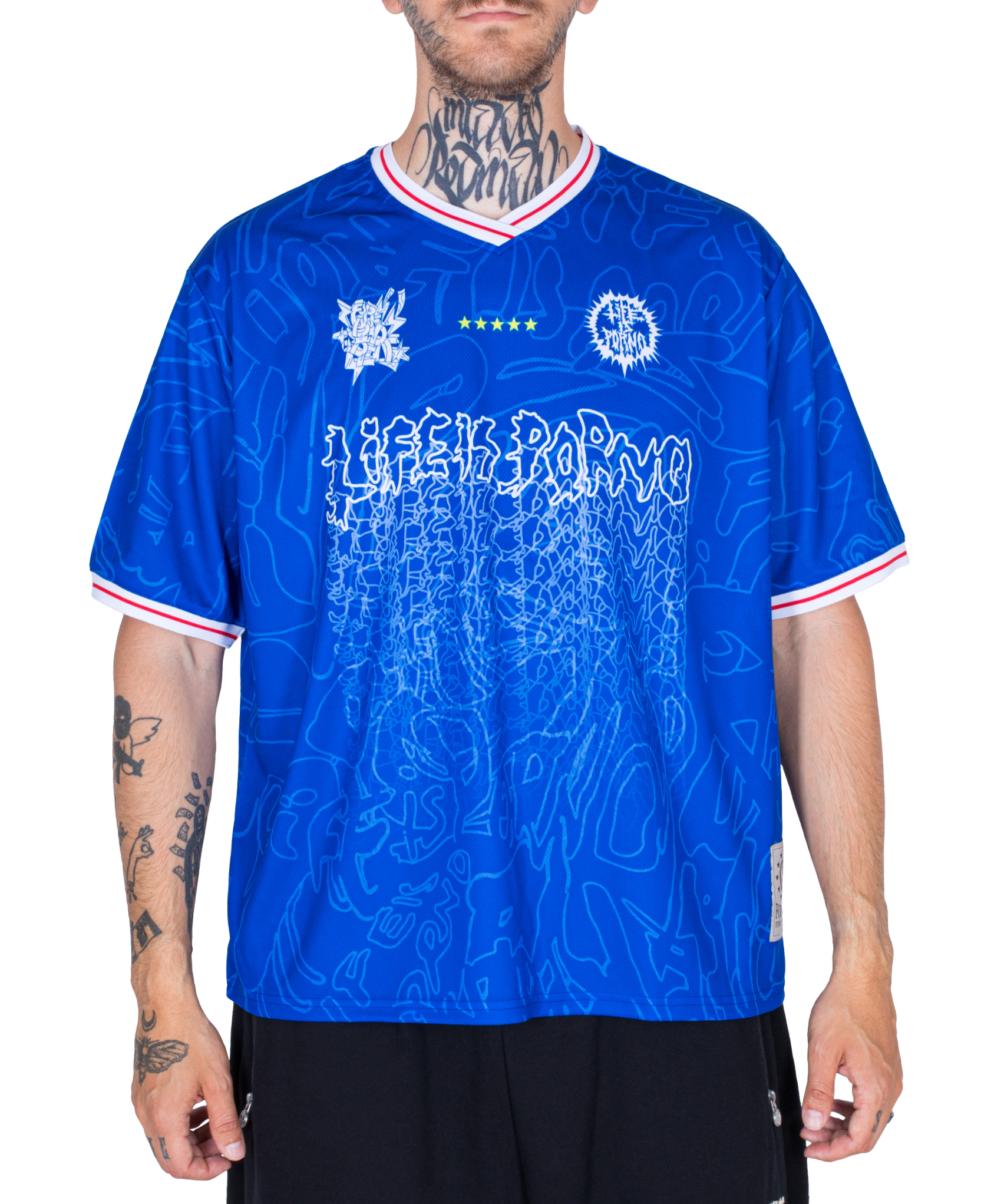 FOOTBALL JERSEY: BLUE