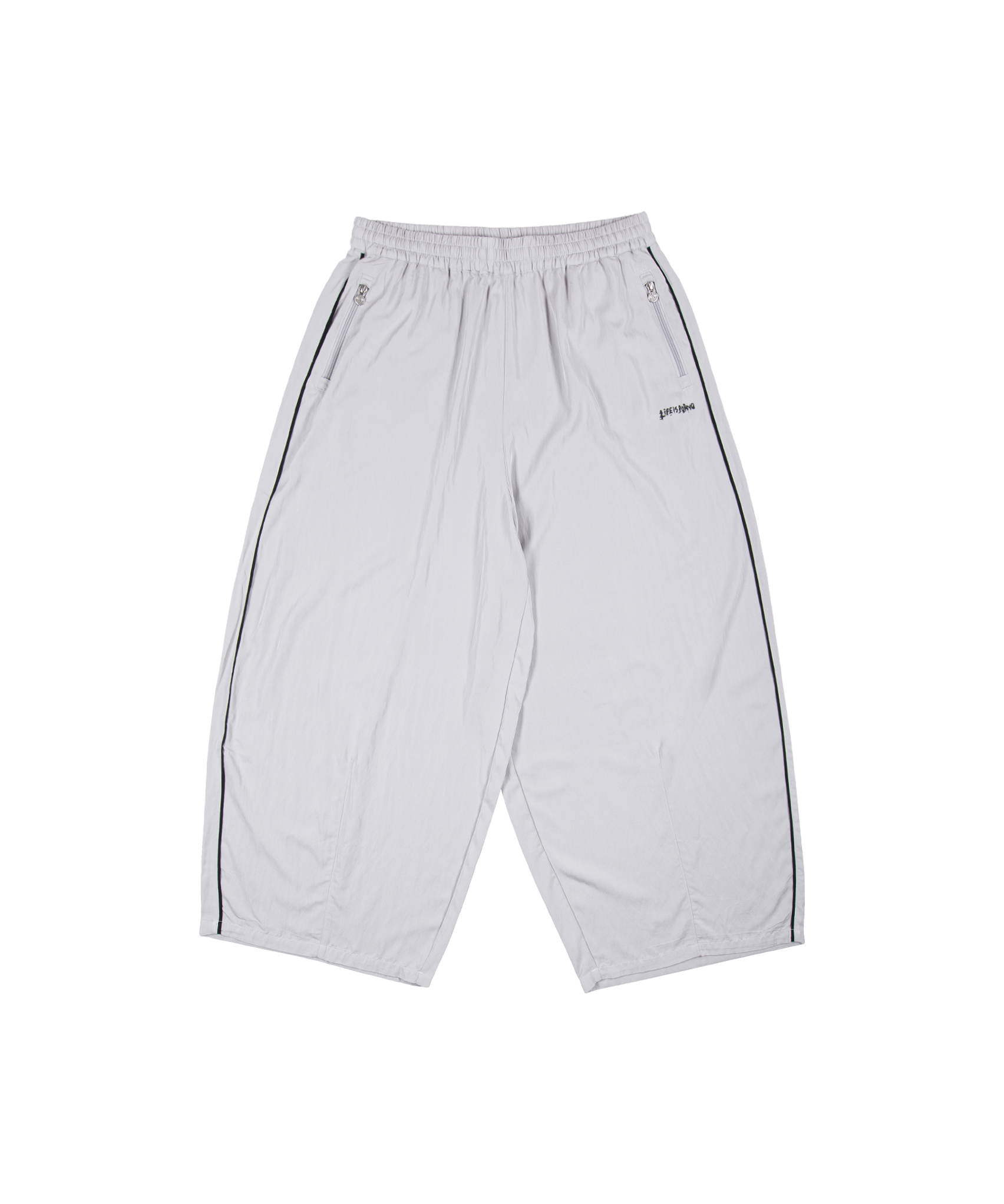 BARREL PANTS: GREY