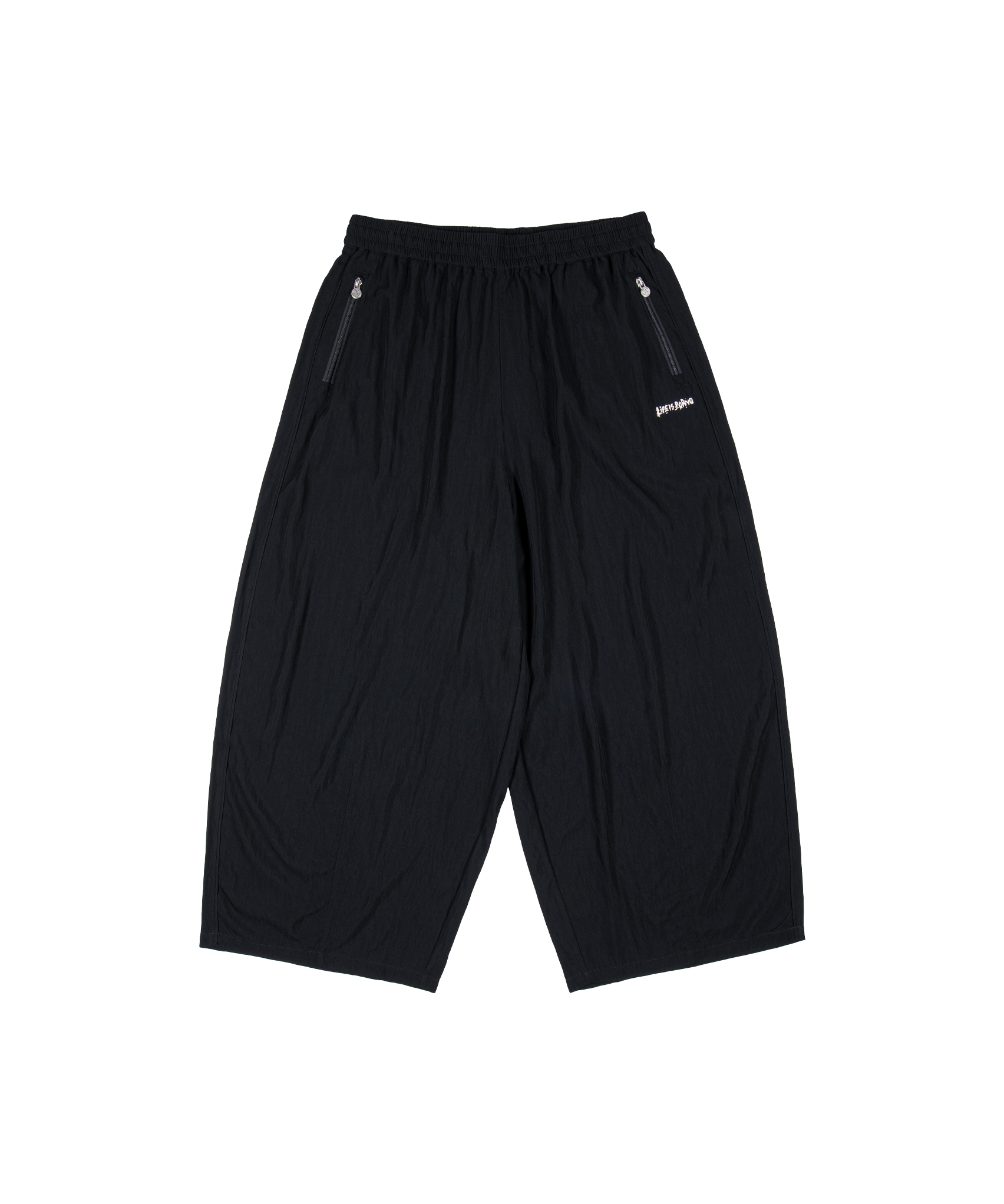 BARREL PANTS: BLACK