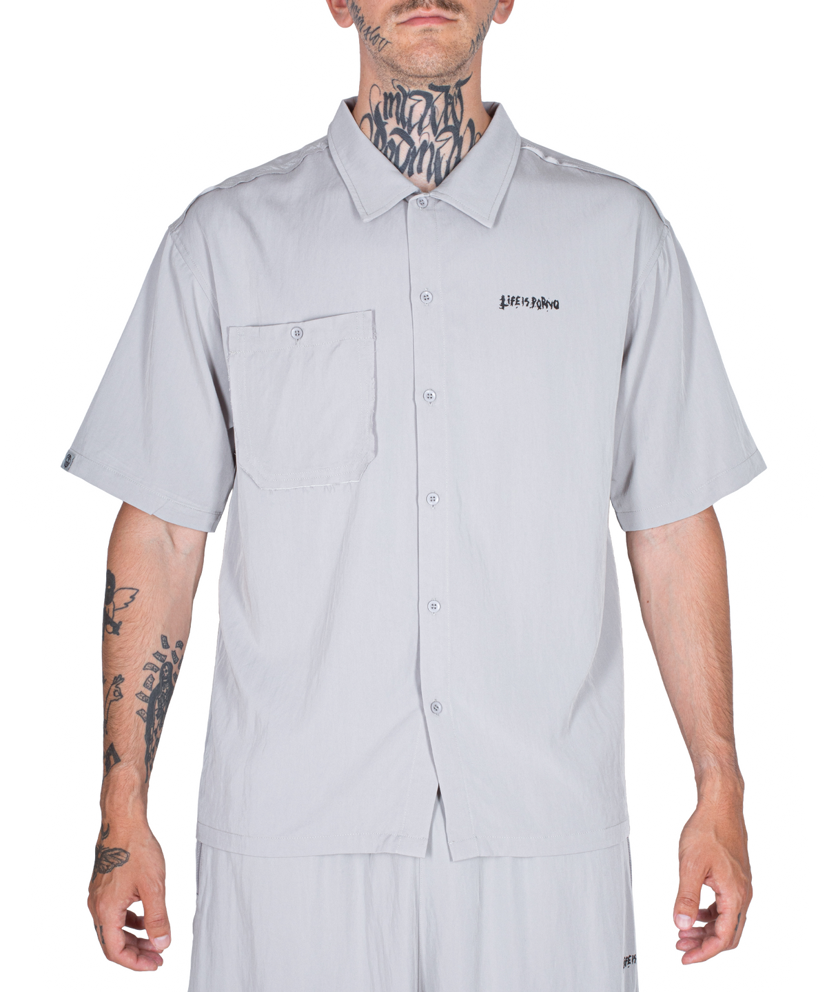 HAWAI SHIRT: GREY