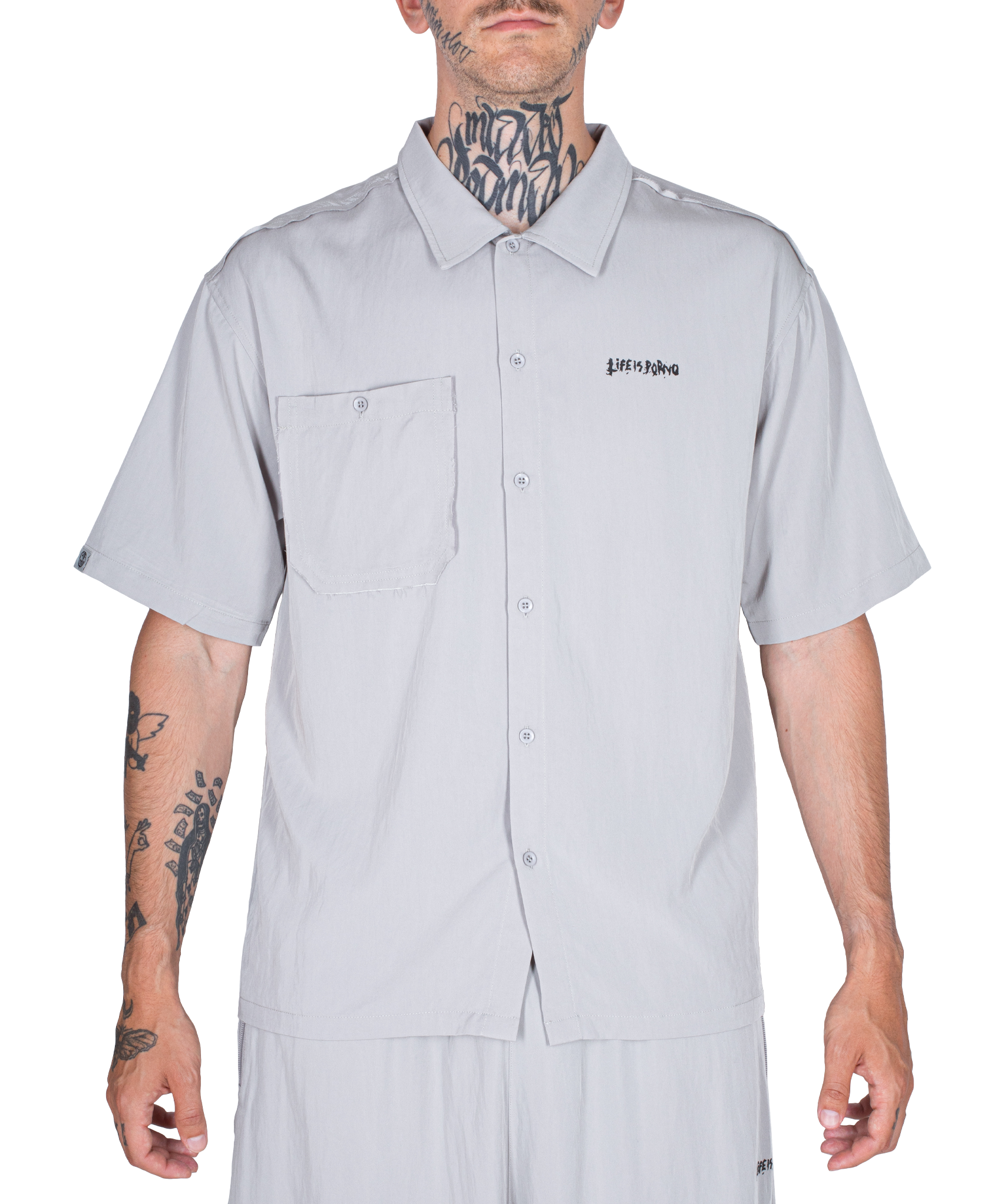 HAWAI SHIRT: GREY