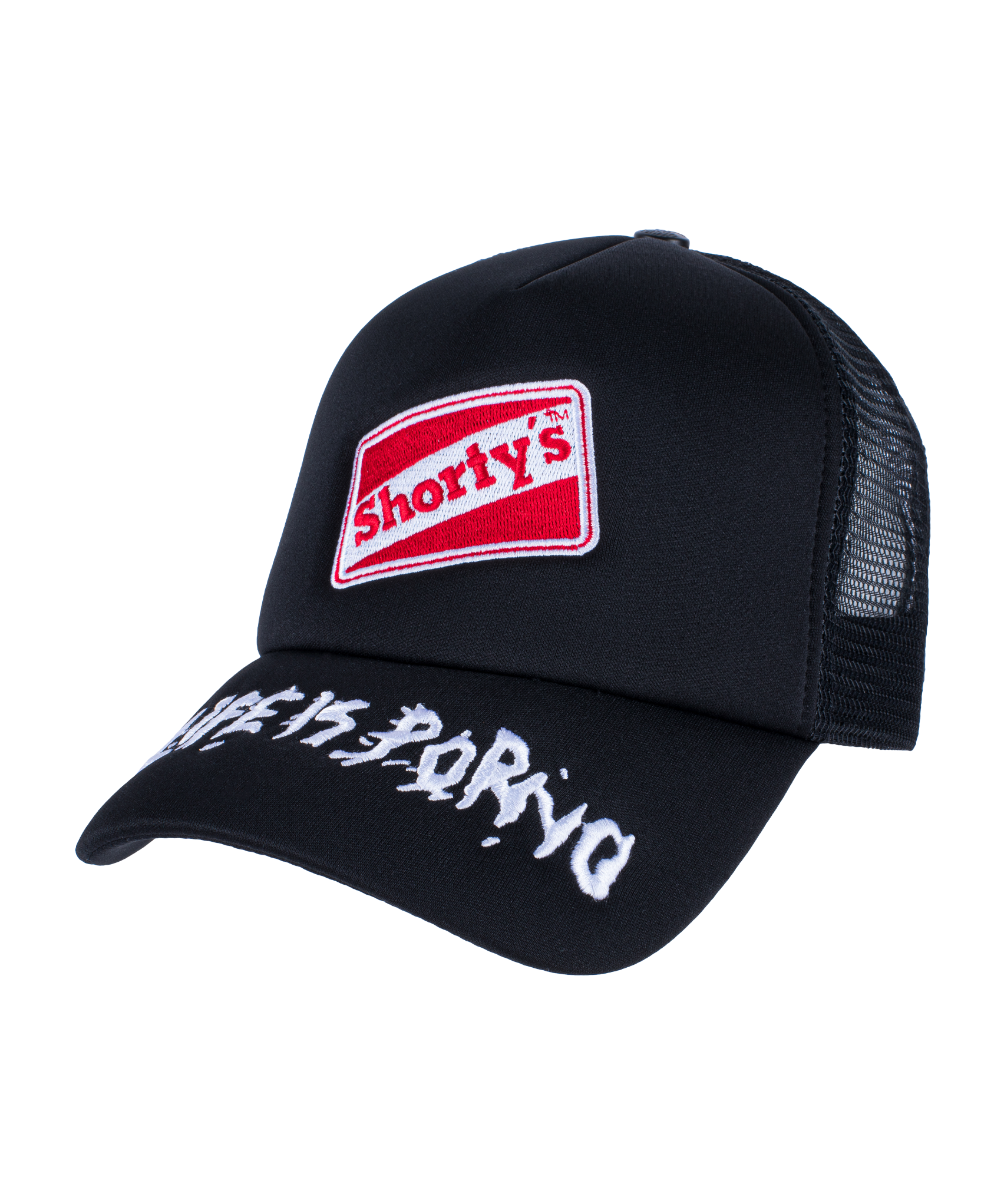5 PANEL TRUCKER BALL CAP SHORTY'S