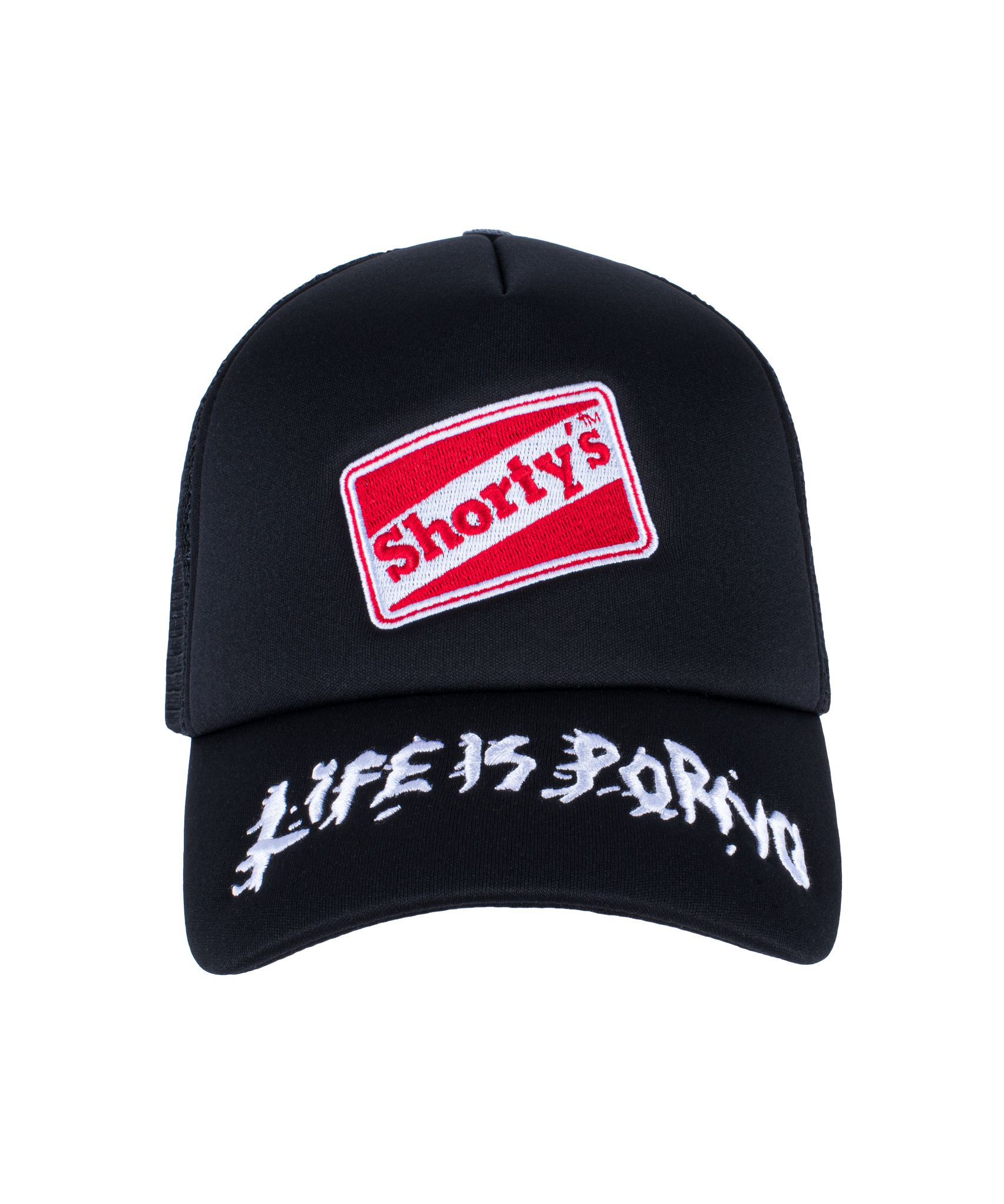 5 PANEL TRUCKER BALL CAP SHORTY'S