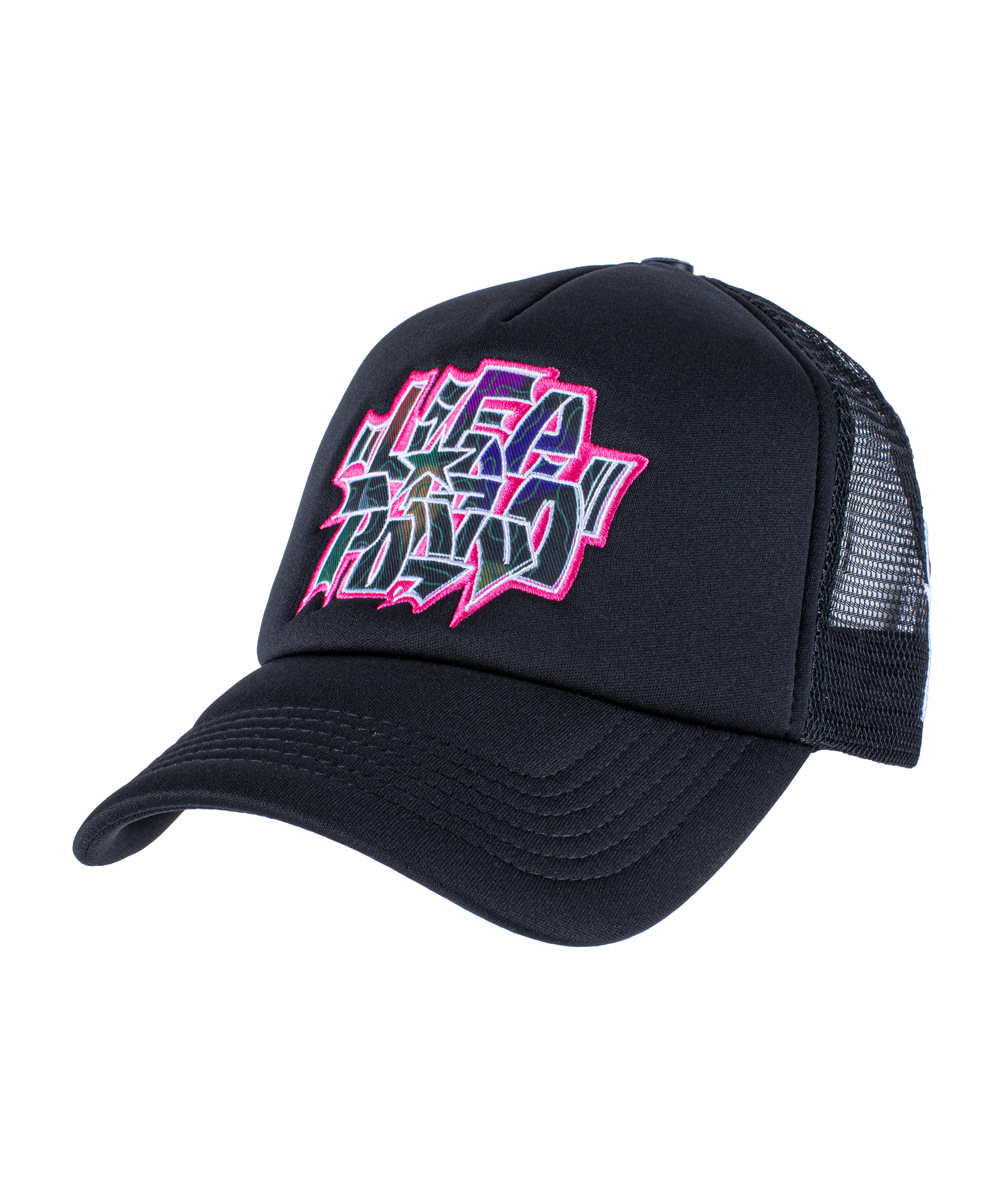 5 PANEL TRUCKER BALL CAP BURNER