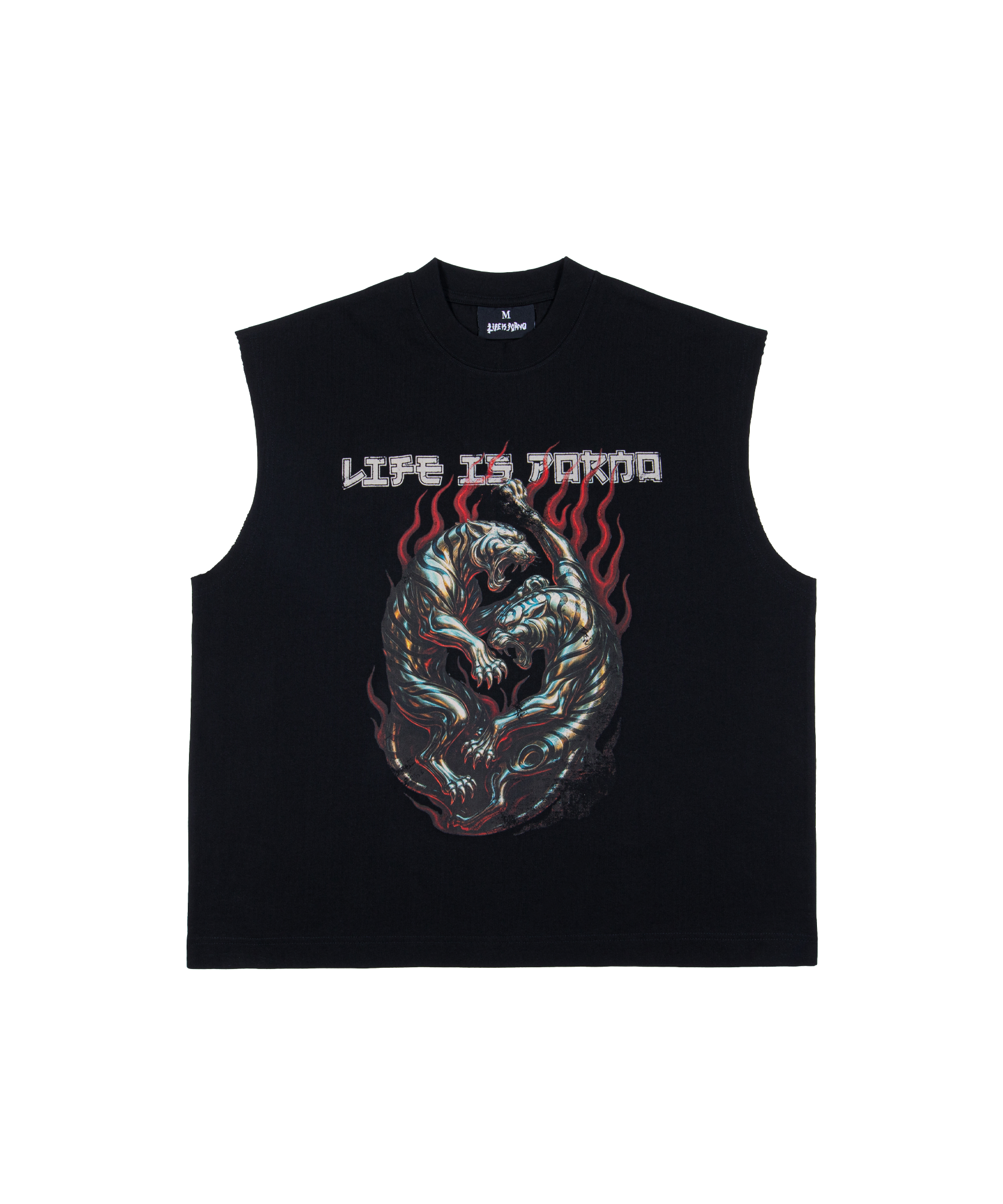 TIGER SLEEVELESS TOP