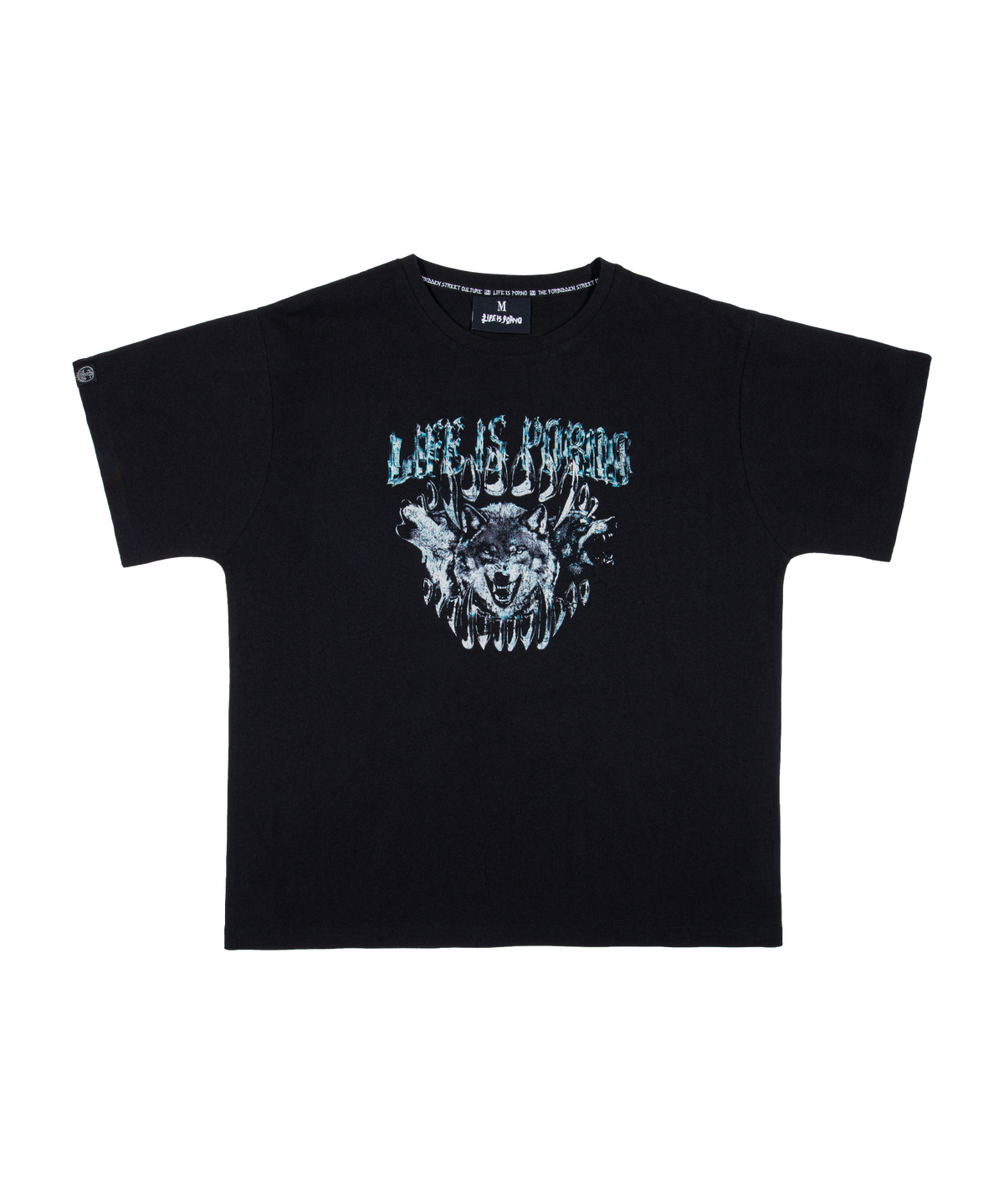 ANIMAL TEE: BLACK