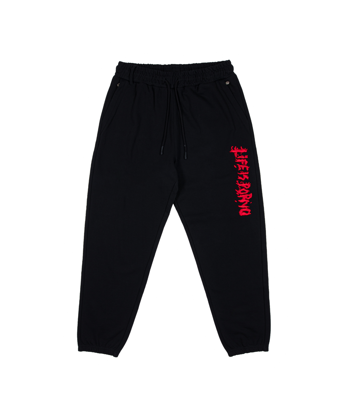 ORIGINAL SWEATPANTS: BLACK/RED