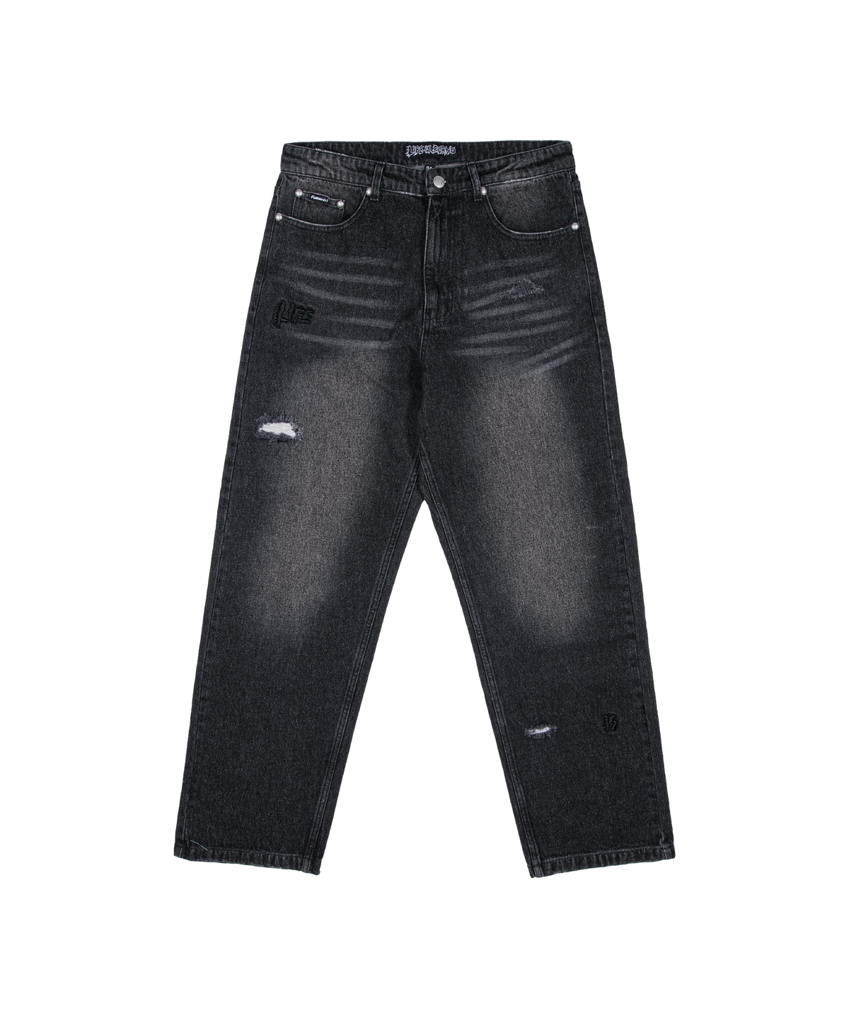 LIFE DENIM JEANS: GREY