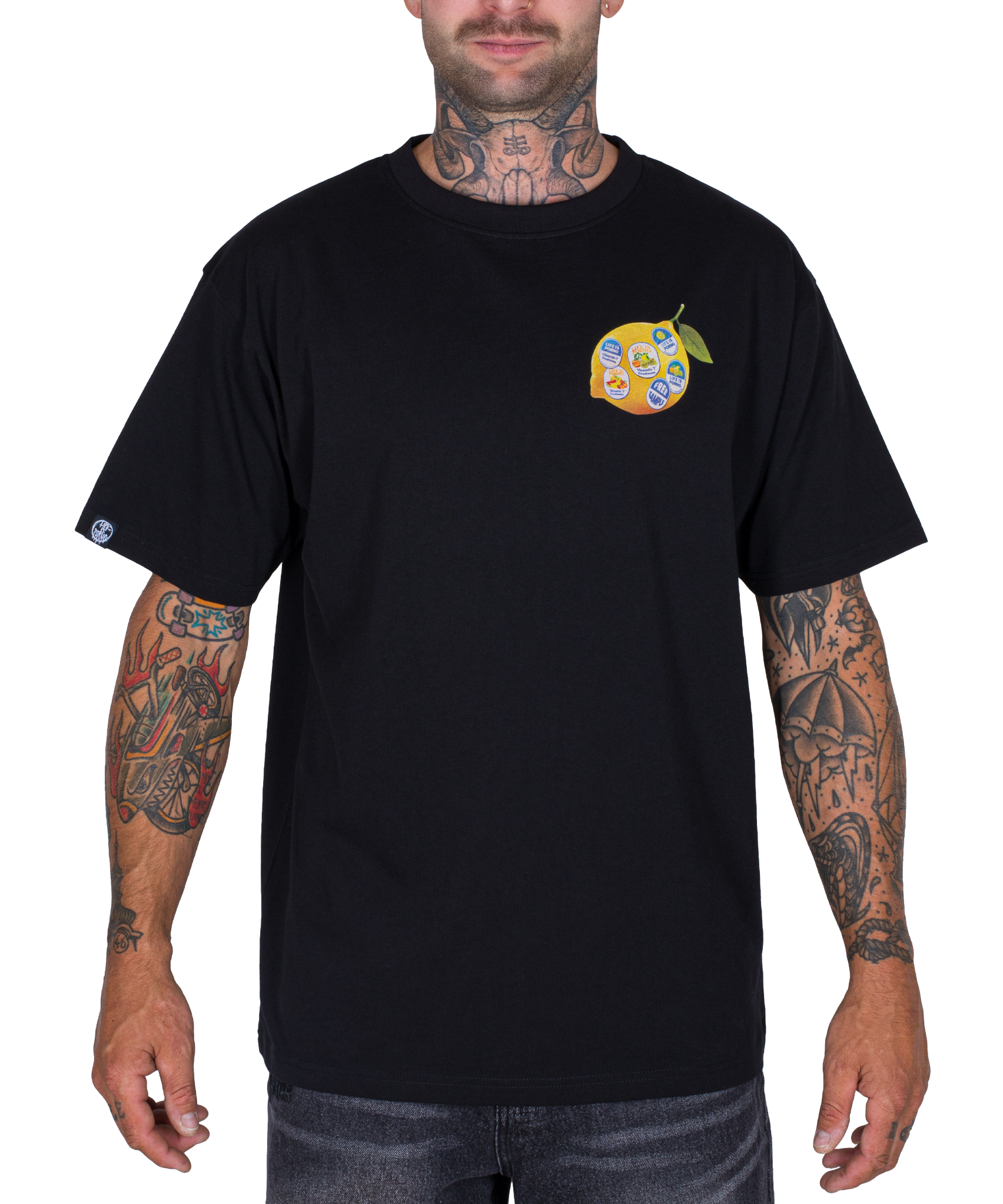 FRUIT TEE: BLACK